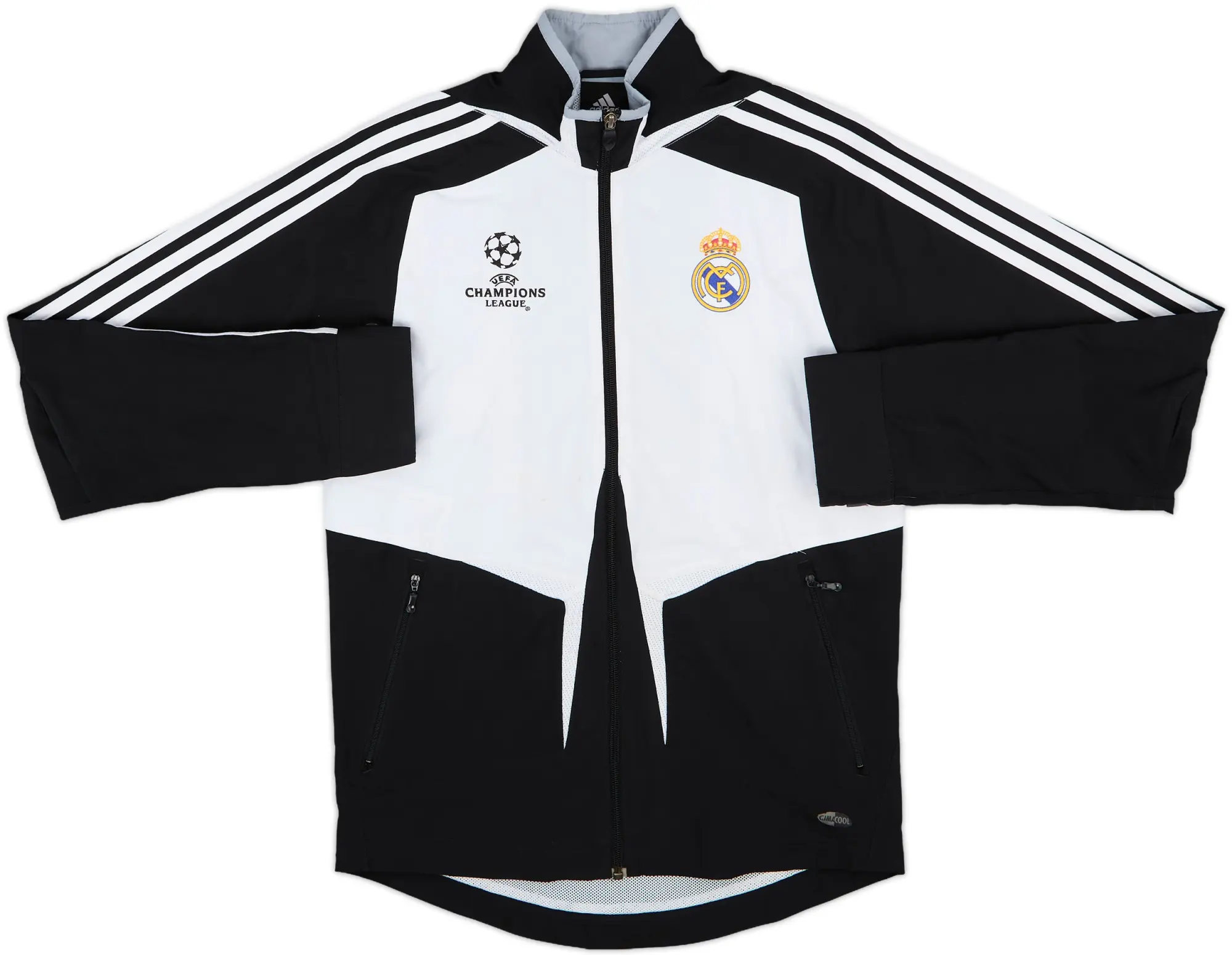 2008-09 Real Madrid adidas CL Track Jacket - 6/10 - (XL.Boys)