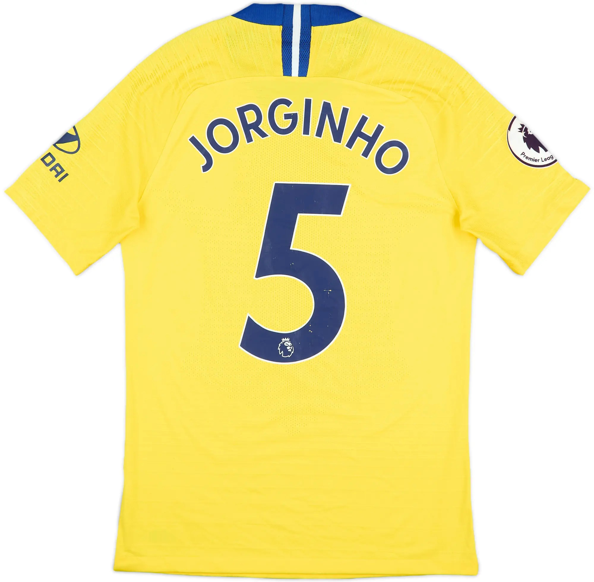 2018-19 Chelsea Authentic Away Shirt Jorginho #5 - 6/10 - (S)