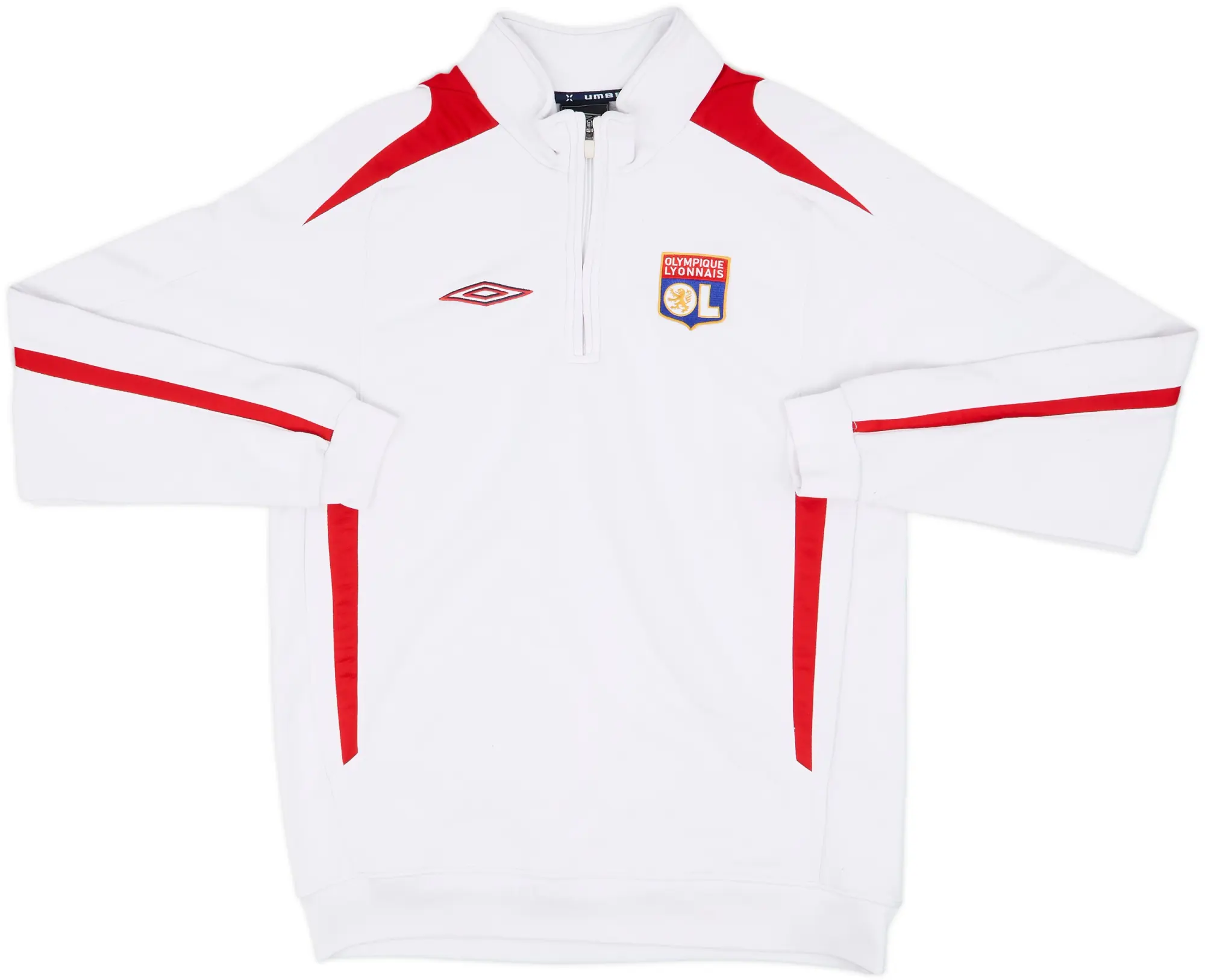 2007-08 Lyon Umbro 1/4 Zip Drill Top - 7/10 - (M)