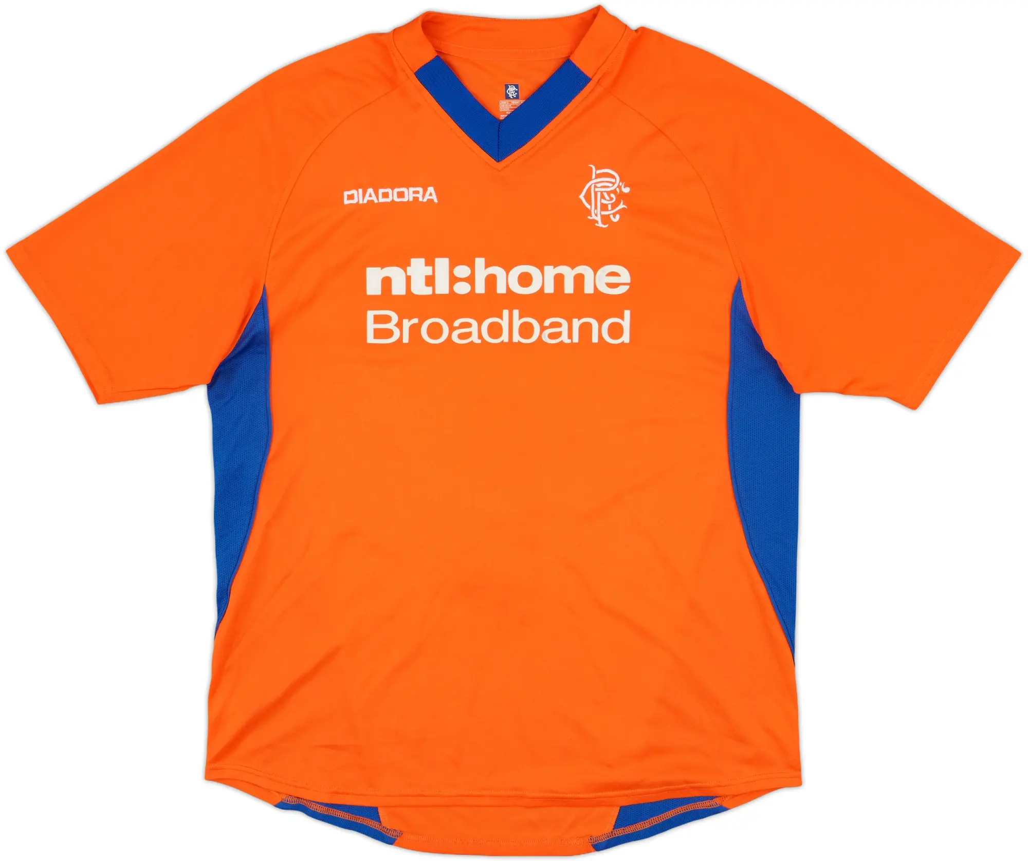 Diadora Rangers Mens SS Away Shirt 2002/03