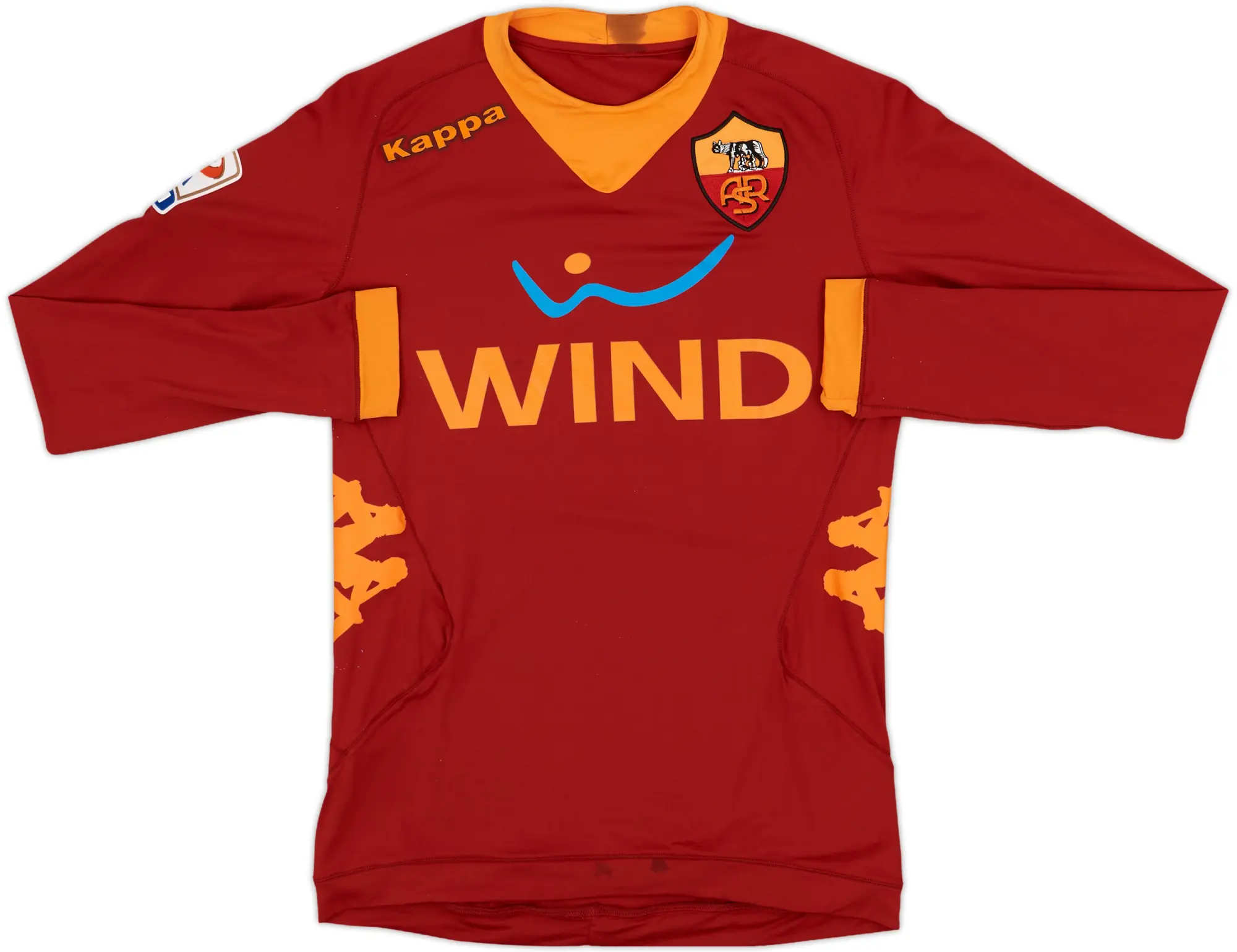 2011-12 Roma Home L/S Shirt - 5/10 - (XS)