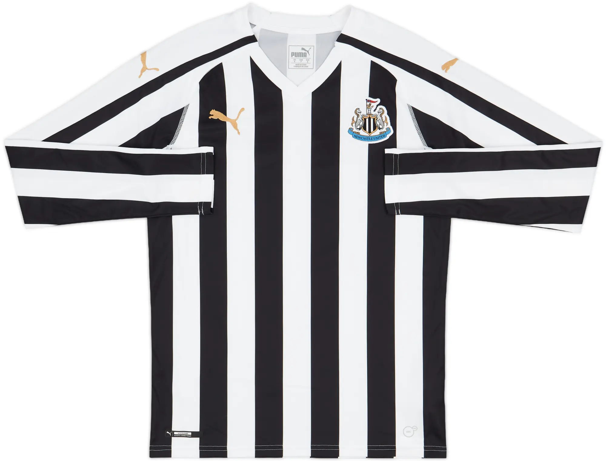 2018-19 Newcastle Home L/S Shirt - 9/10 - (S)