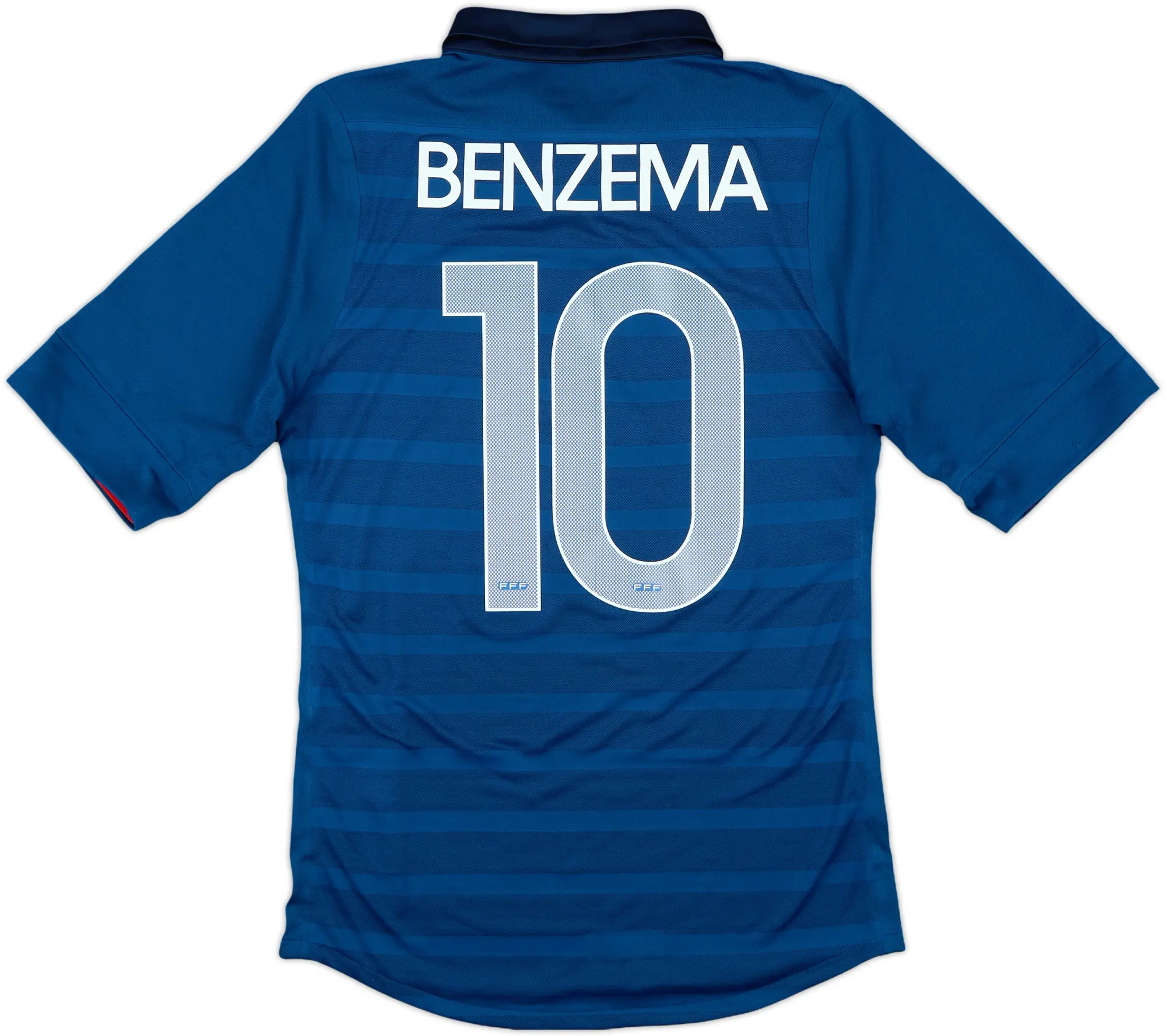 2011-12 France Home Shirt Benzema #10 - 8/10 - (S)