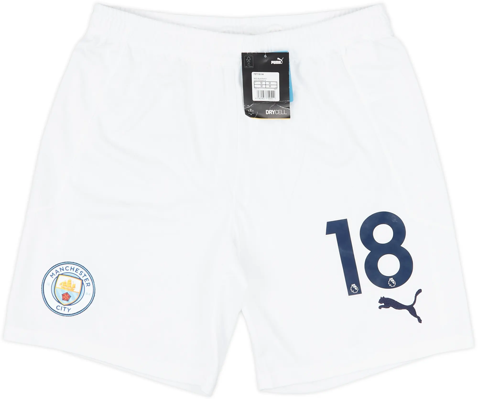 2020-21 Manchester City Home Shorts #18 (M)