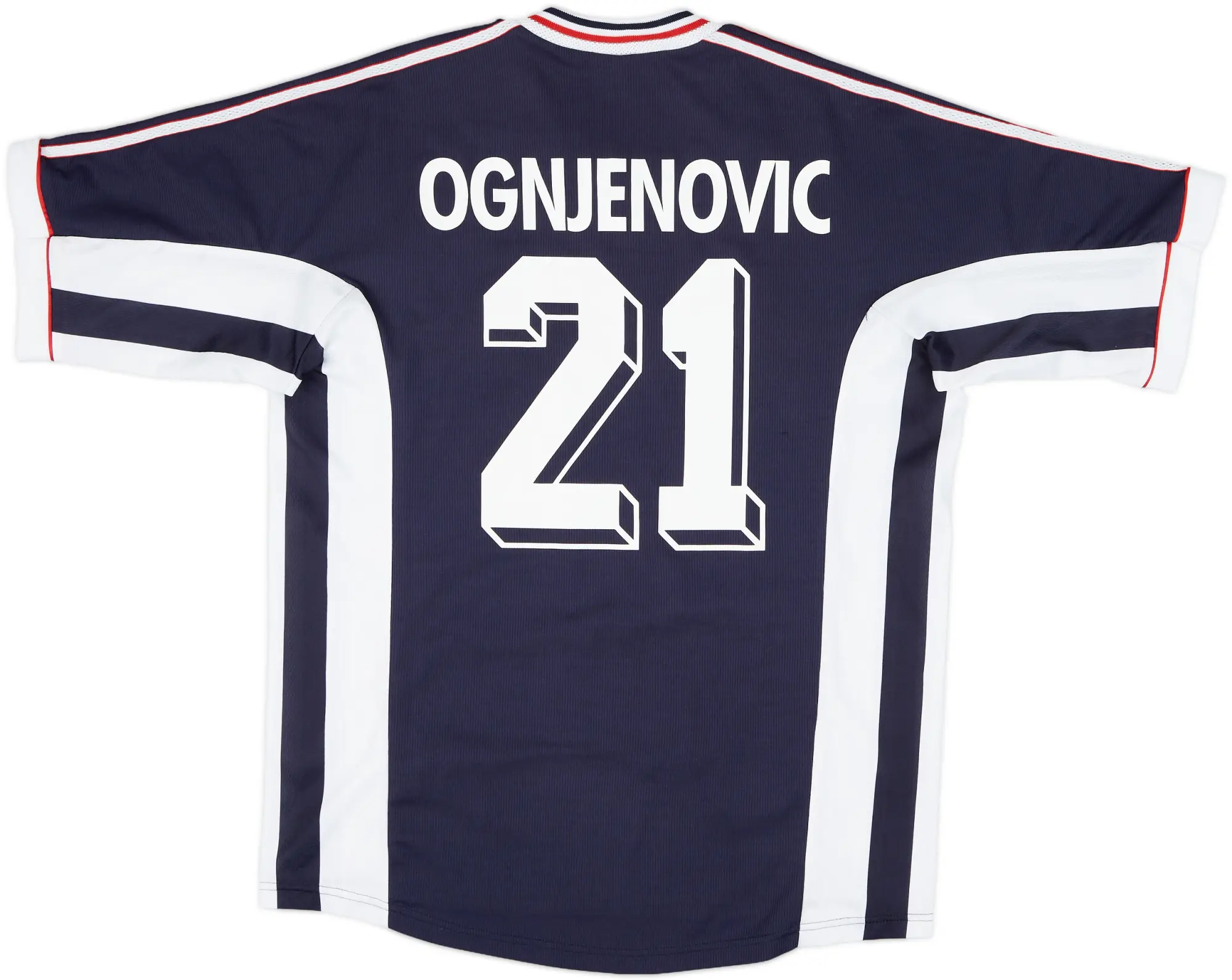1998-99 Yugoslavia Home Shirt Ognjenovic #21 - 9/10 - (M)