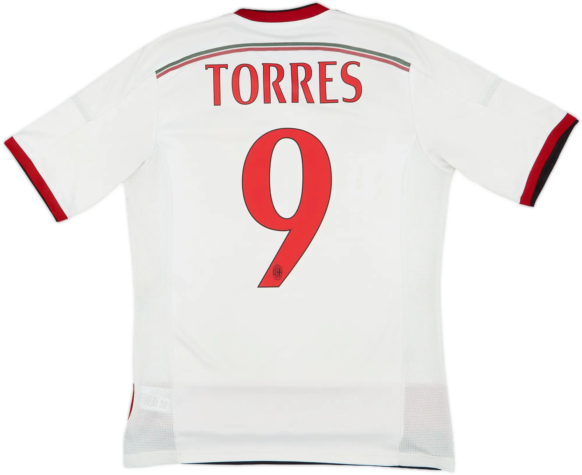 2014-15 AC Milan Away Shirt Torres #9 - 5/10 - (M)
