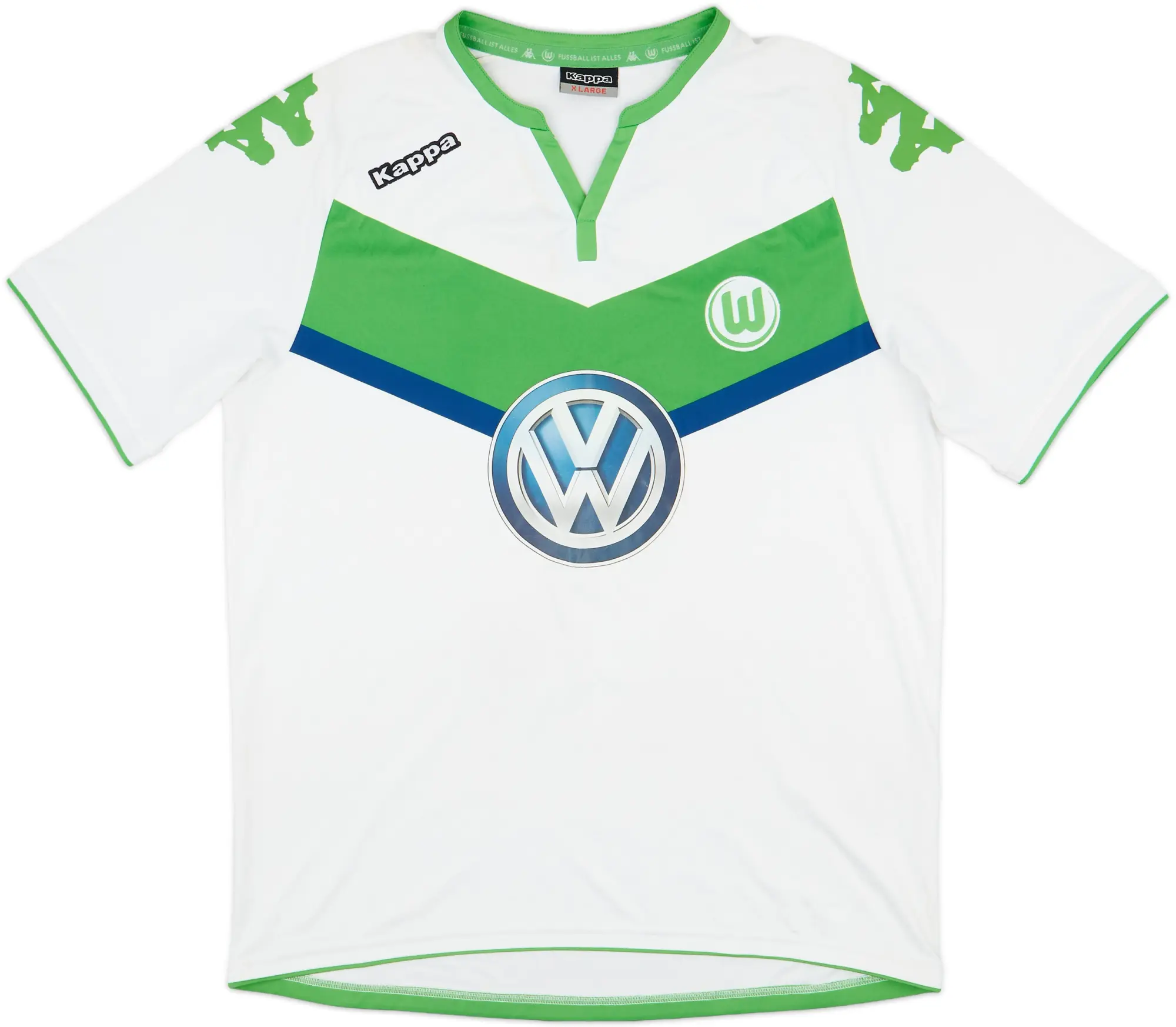 Kappa Wolfsburg Mens SS Home Shirt 2015/16