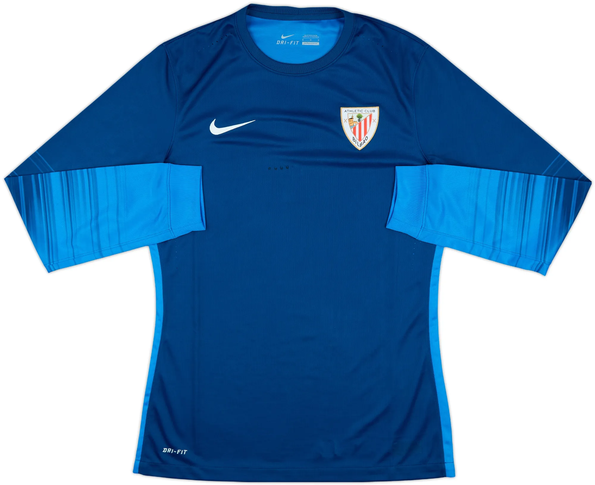 Nike Athletic Bilbao Mens LS Goalkeeper Player Issue Home Shirt 2015/16
