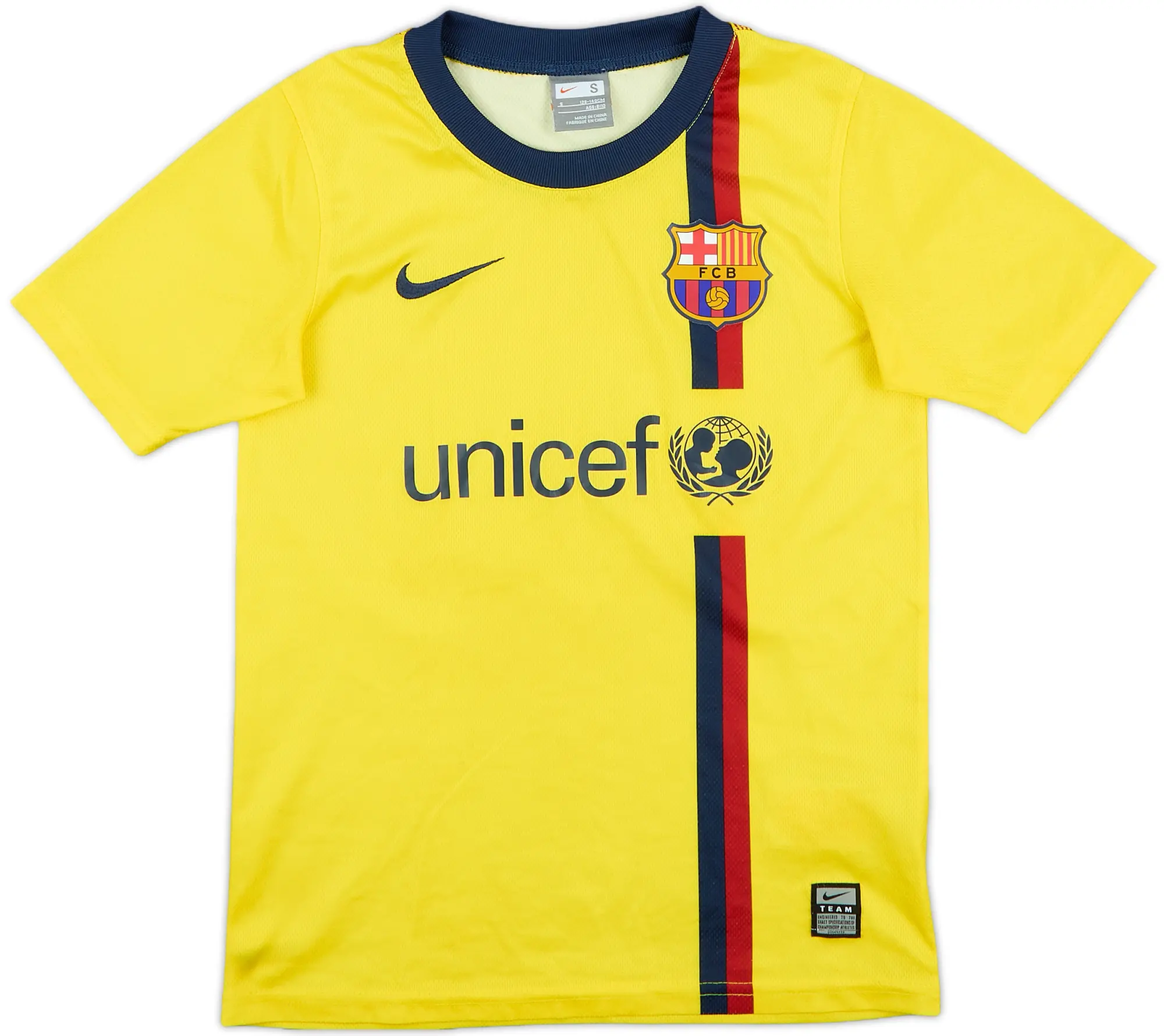 2008-09 Barcelona Basic Away Shirt - 7/10 - (S.Boys)