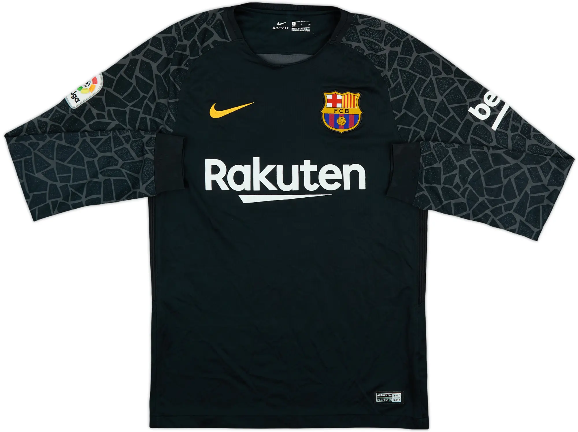 2017-18 Barcelona GK Shirt - 8/10 - (S)
