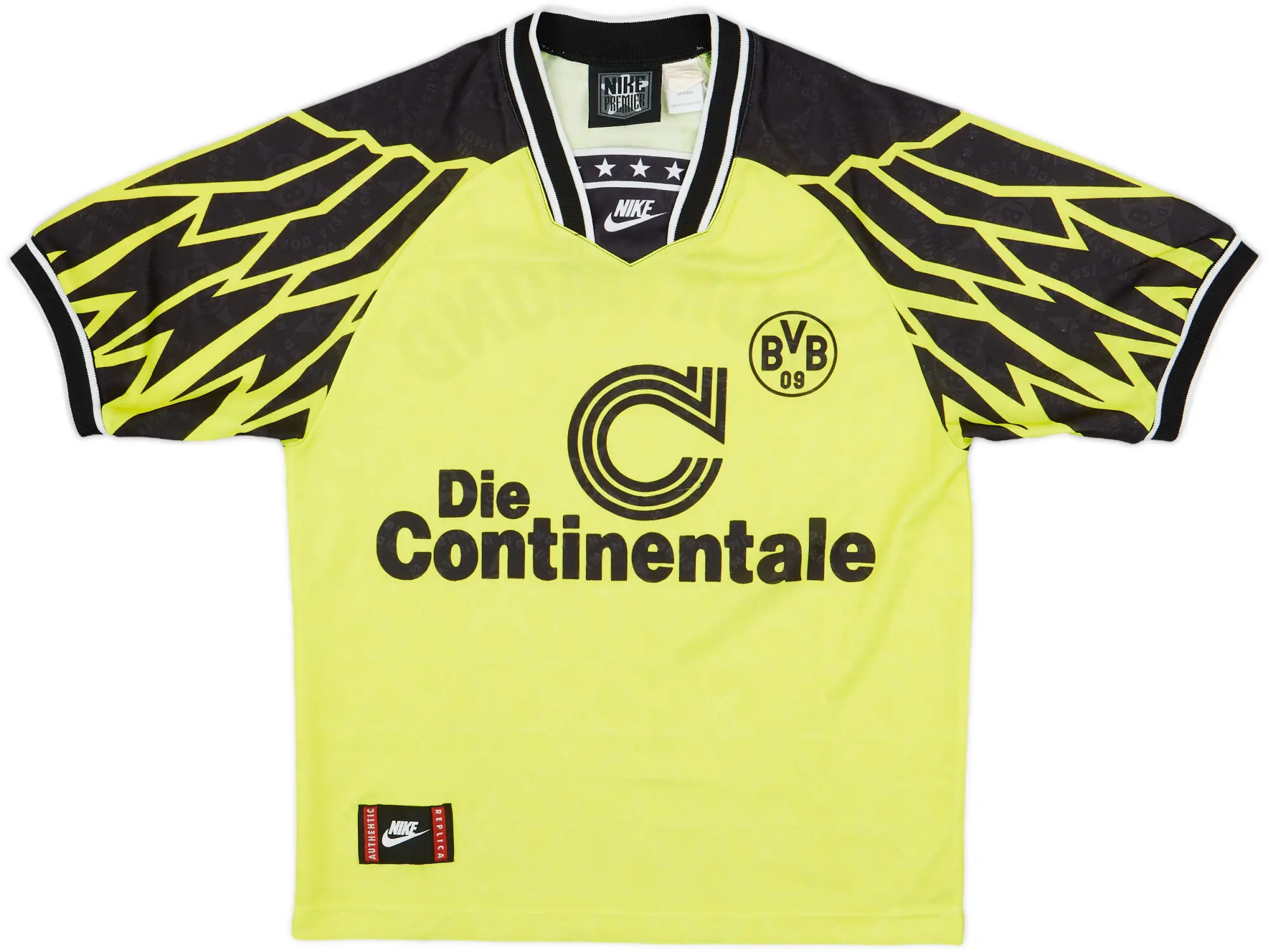 Nike Borussia Dortmund Mens SS Home Shirt 1994/95