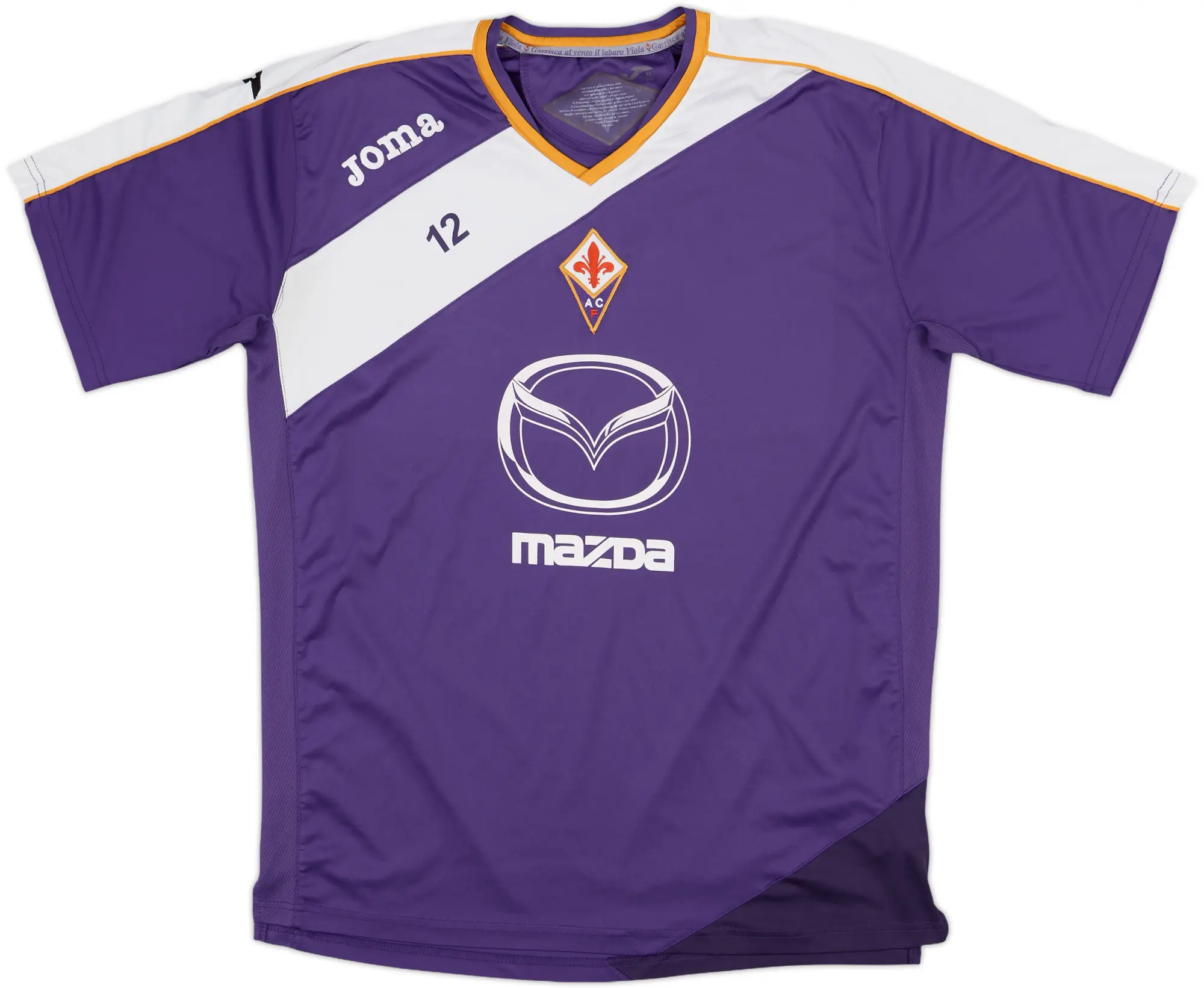 2012-13 Fiorentina Player Issue Joma Training Shirt #12 - 8/10 - (XL)