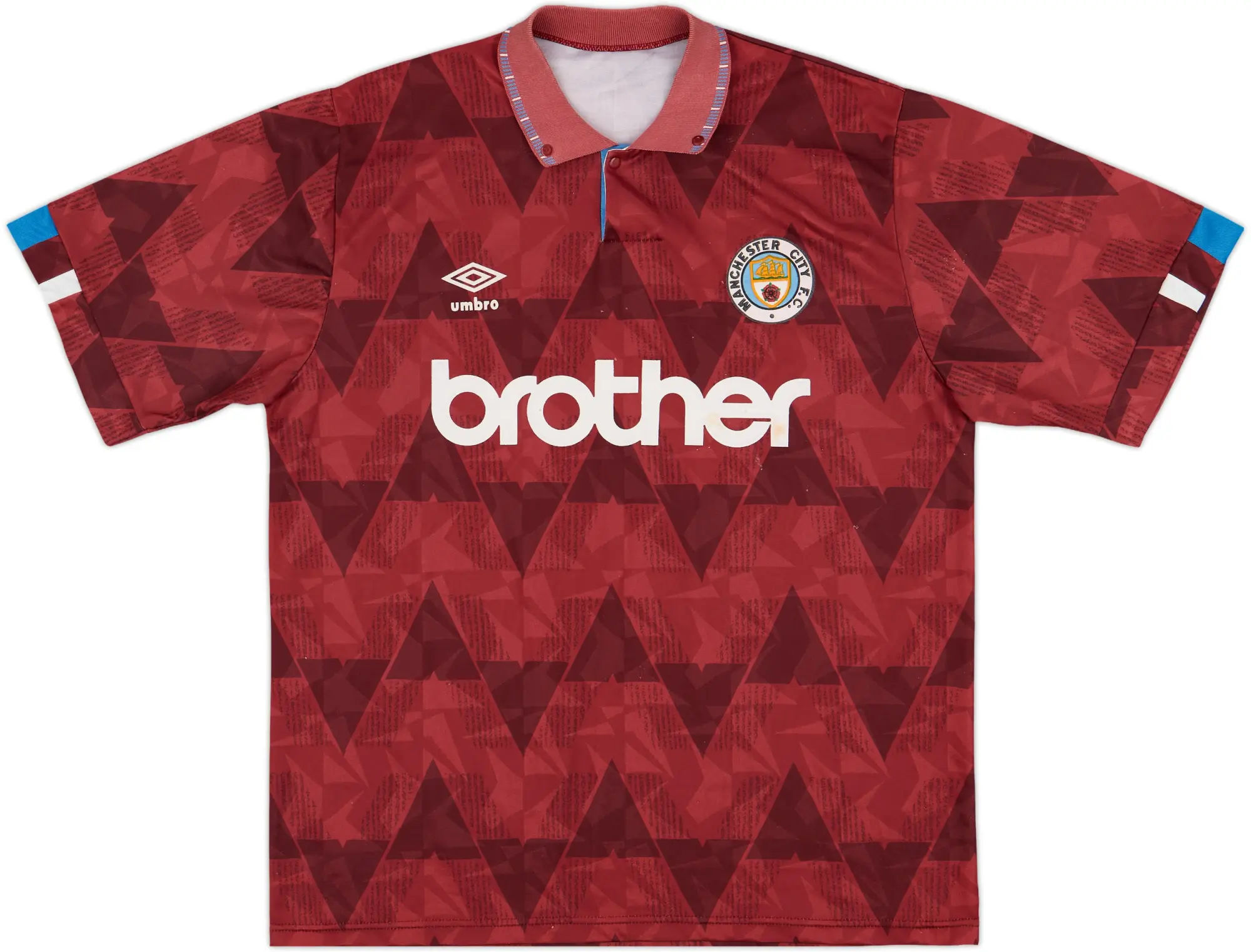 1990-92 Manchester City Away Shirt - 6/10 - (XL)