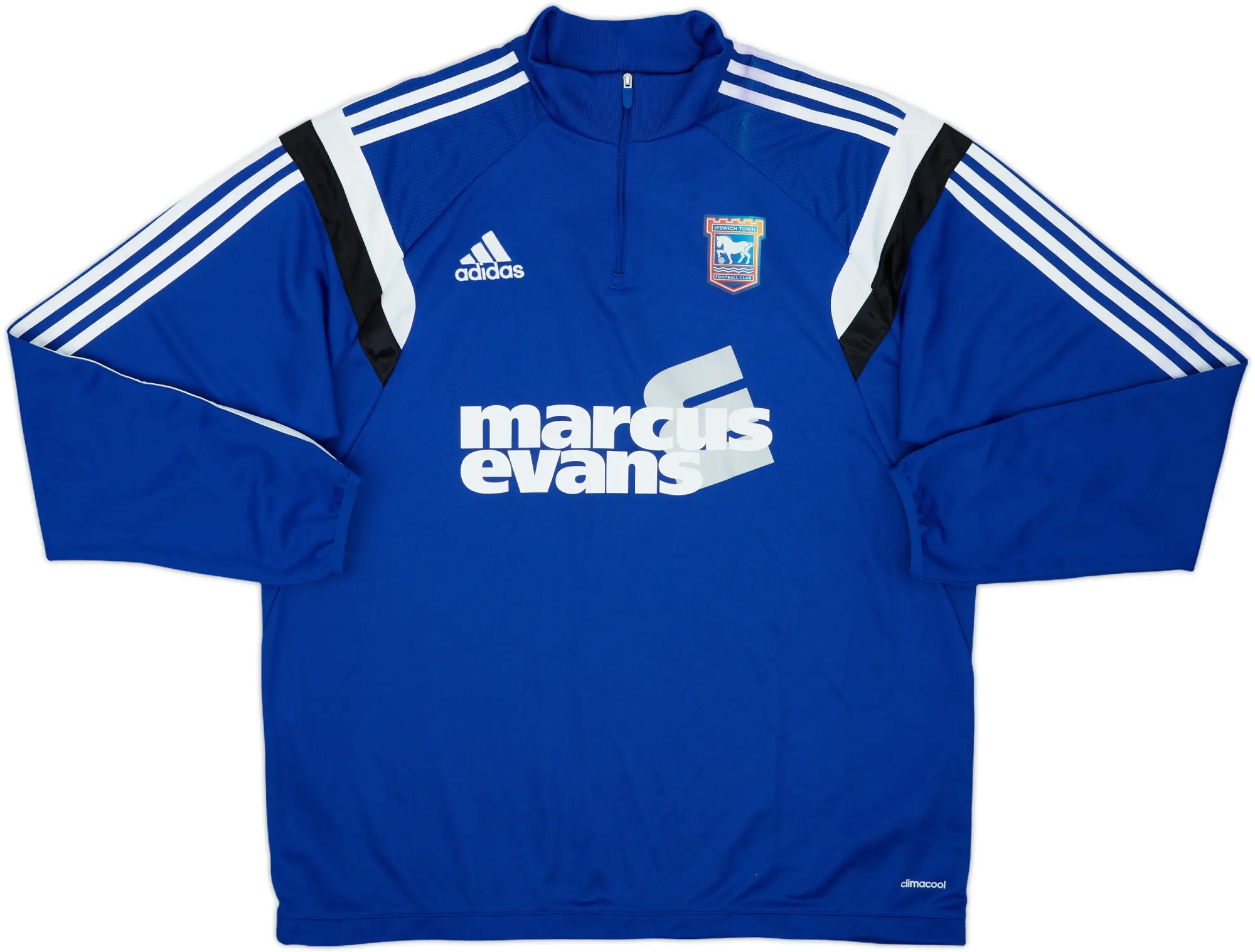 2014-15 Ipswich adidas 1/4 Zip Training Top - 6/10 - (XL)