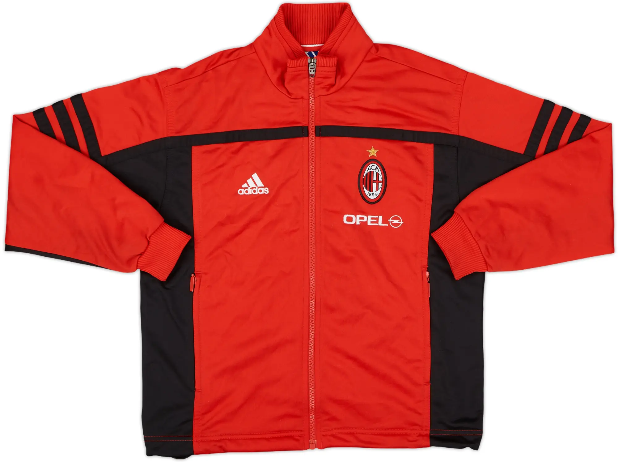 2000-01 AC Milan adidas Track Jacket - 8/10 - (M.Boys)