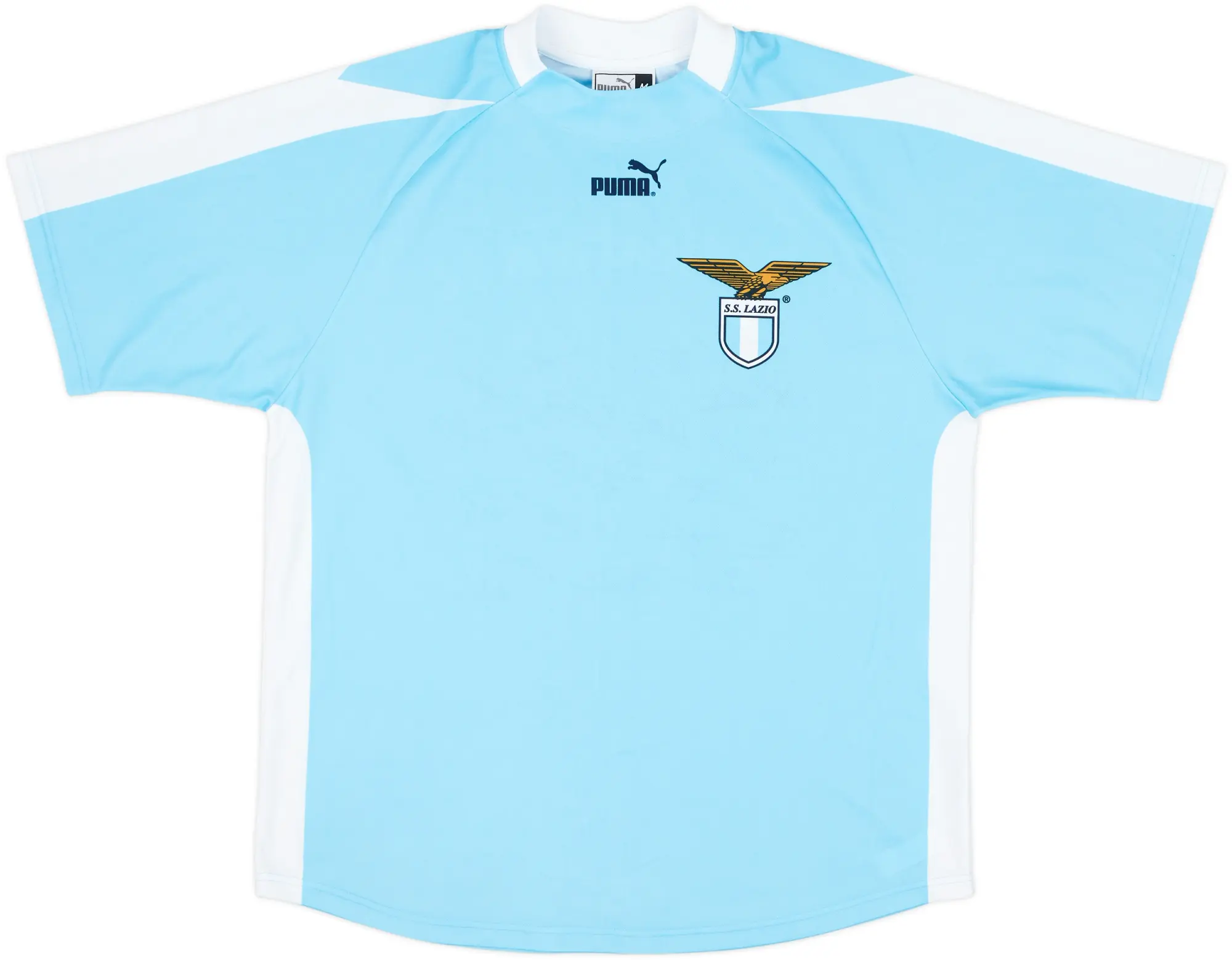 2003-04 Lazio Signed Basic Home Shirt - 8/10 - (M)