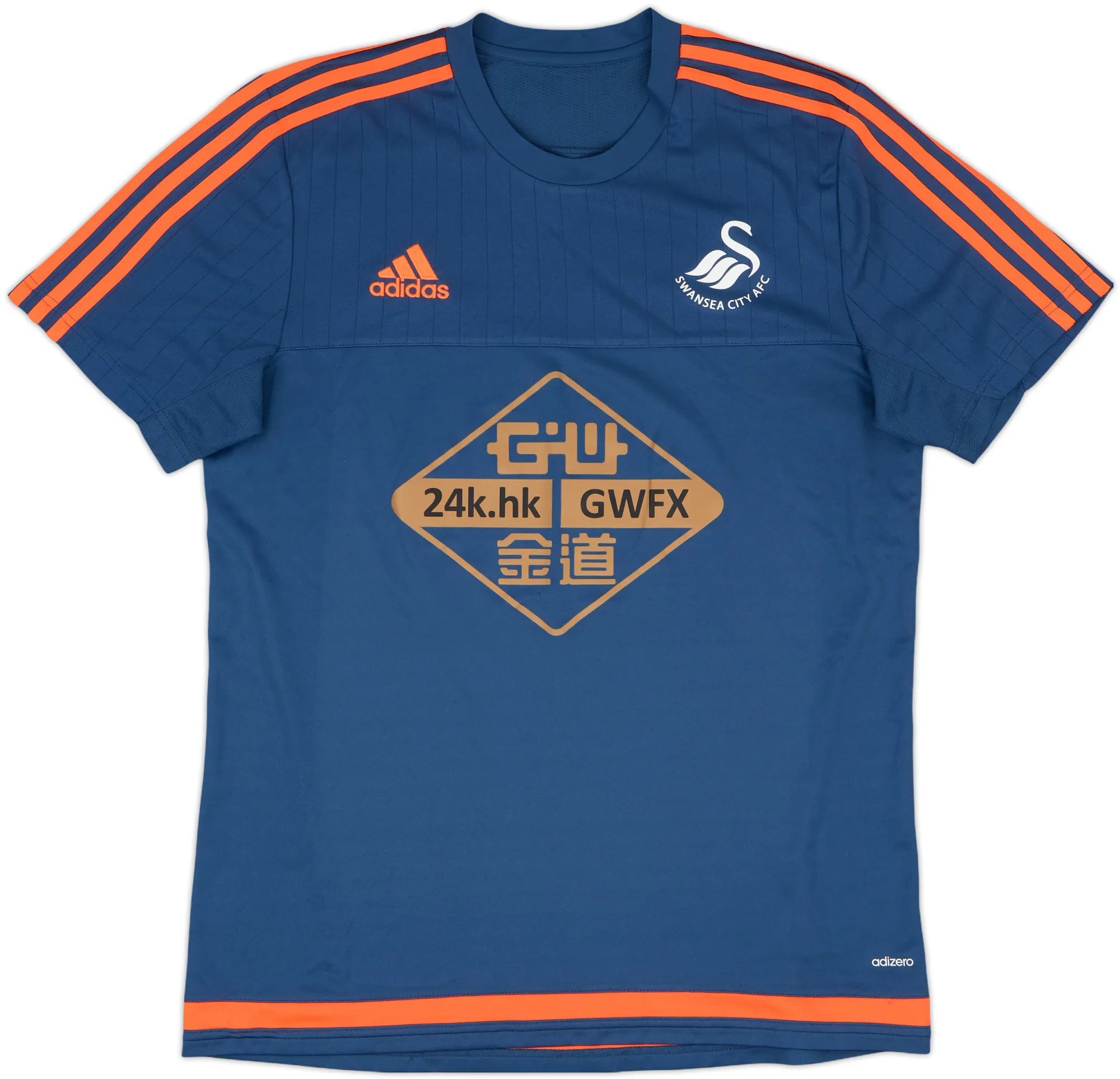 adidas Swansea City Mens SS Home Shirt 2015/16