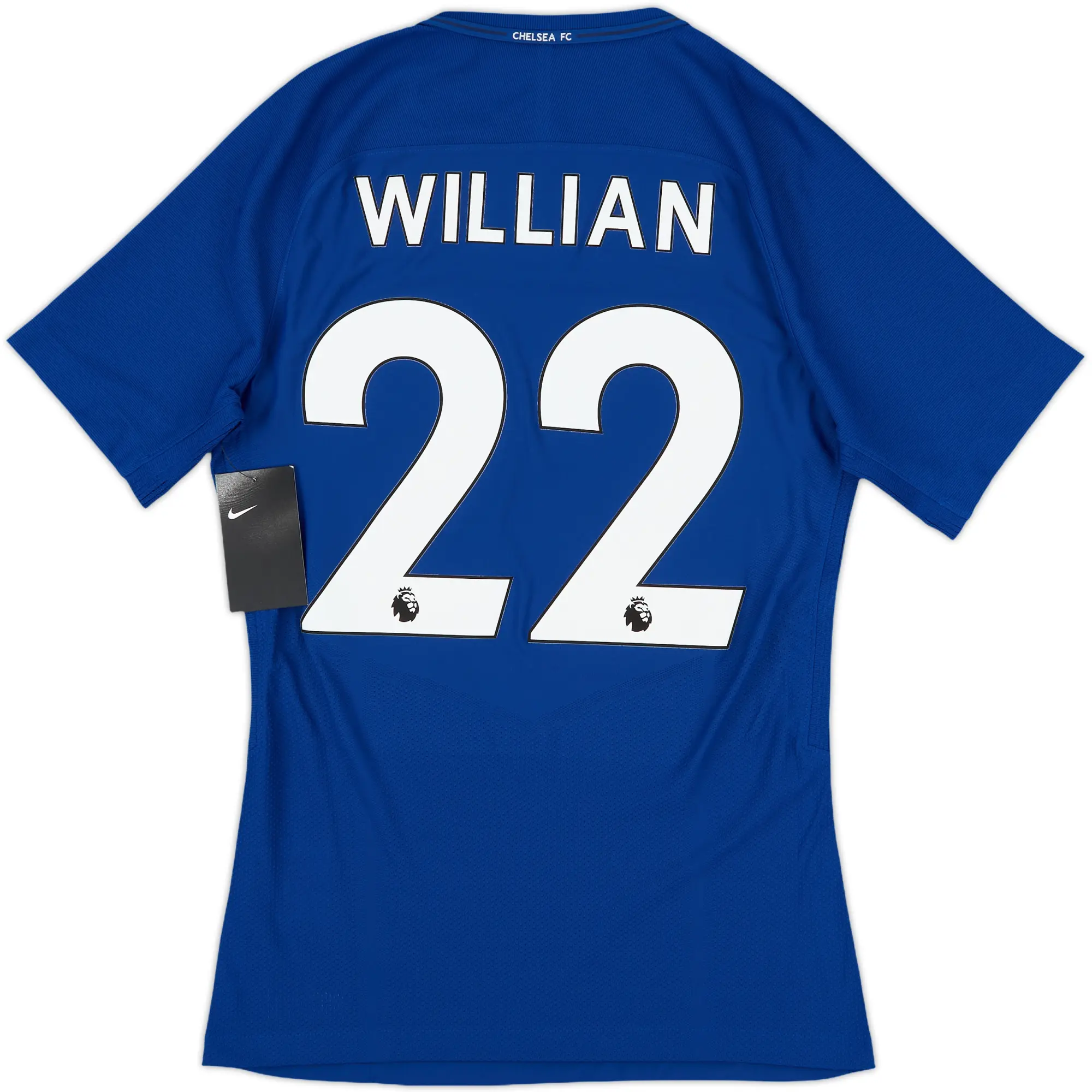 2017-18 Chelsea Player Issue Home Shirt Willian #22 (S)