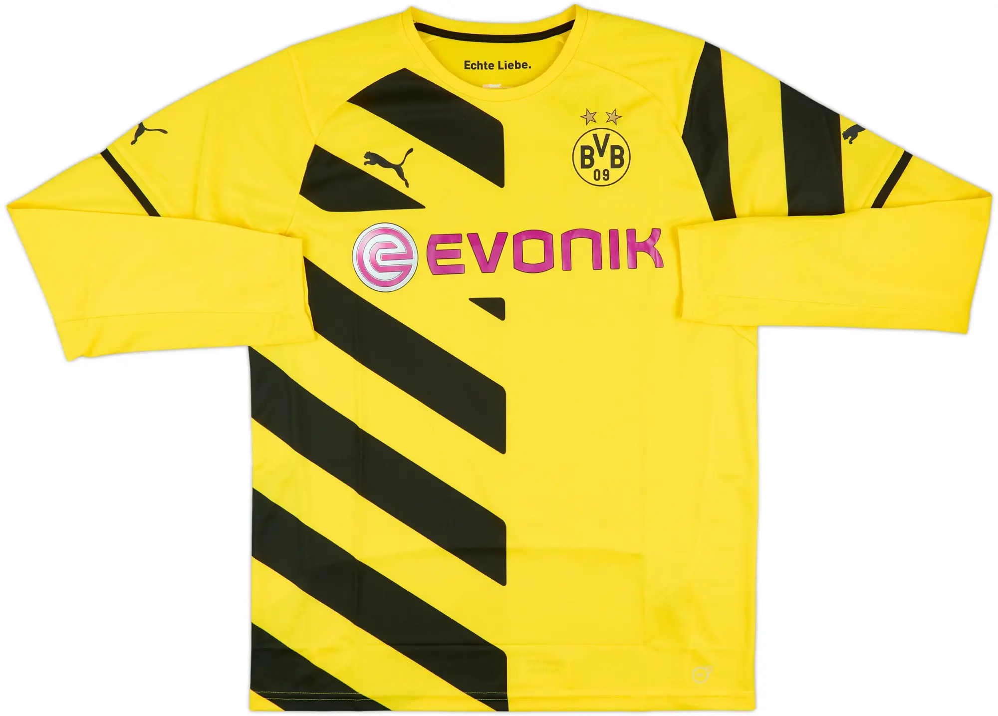2014-15 Borussia Dortmund Player Issue Home L/S Shirt (XL)