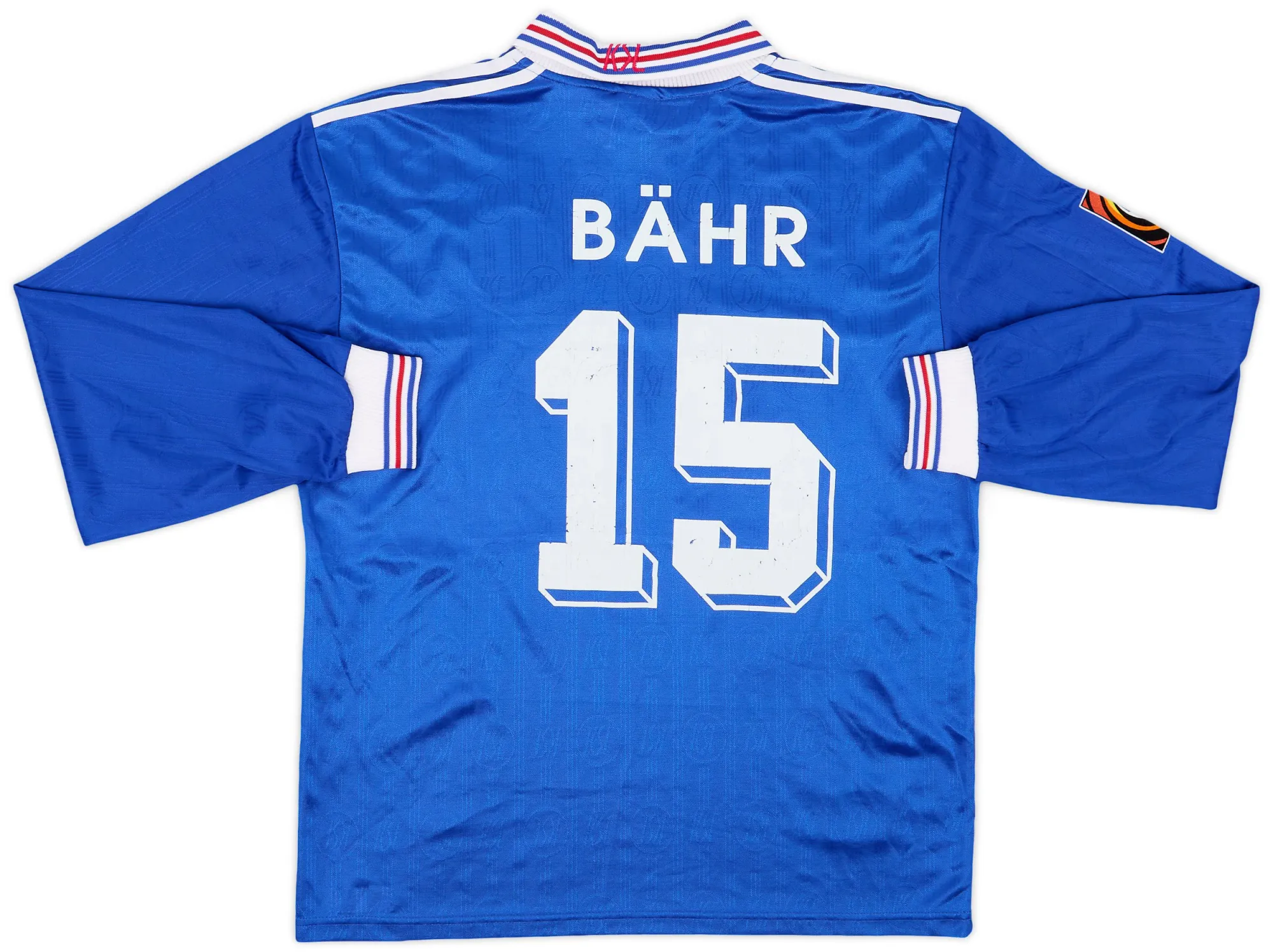 adidas Karlsruher Mens LS Player Issue Away Shirt 1997/98
