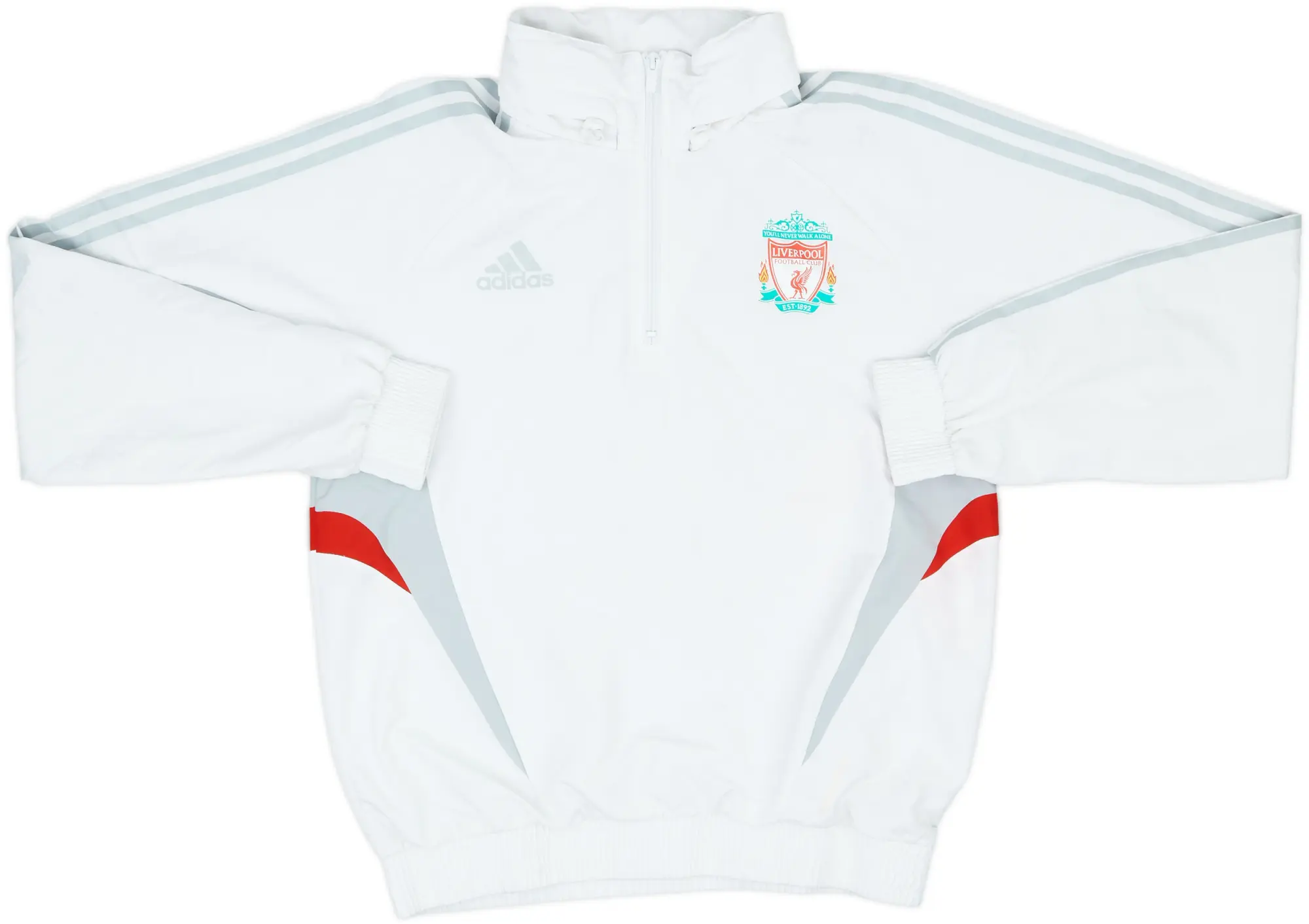 2008-09 Liverpool adidas Hooded Rain Jacket - 8/10 - (S)