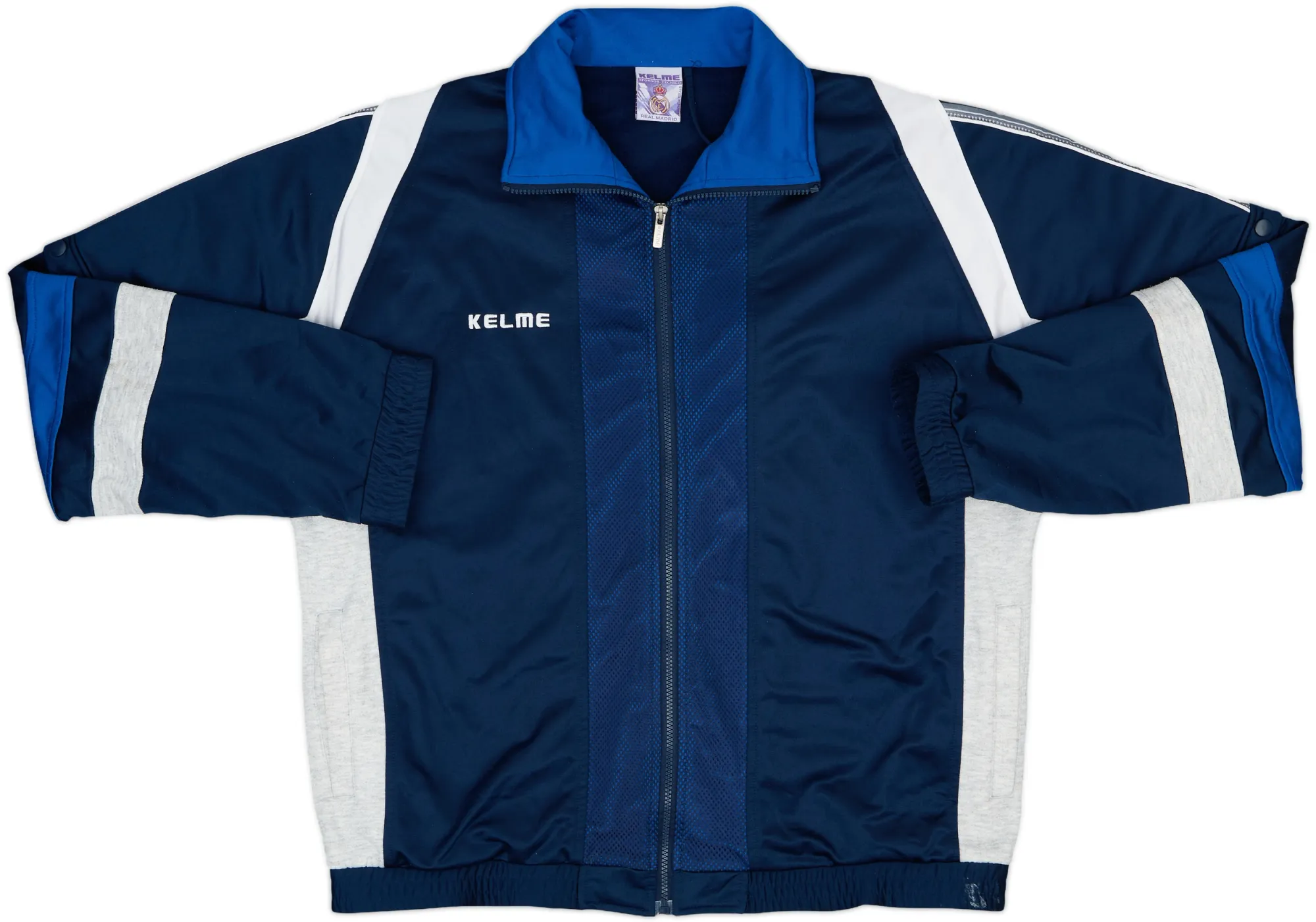1996-97 Real Madrid Kelme Track Jacket - 8/10 - (XXL)