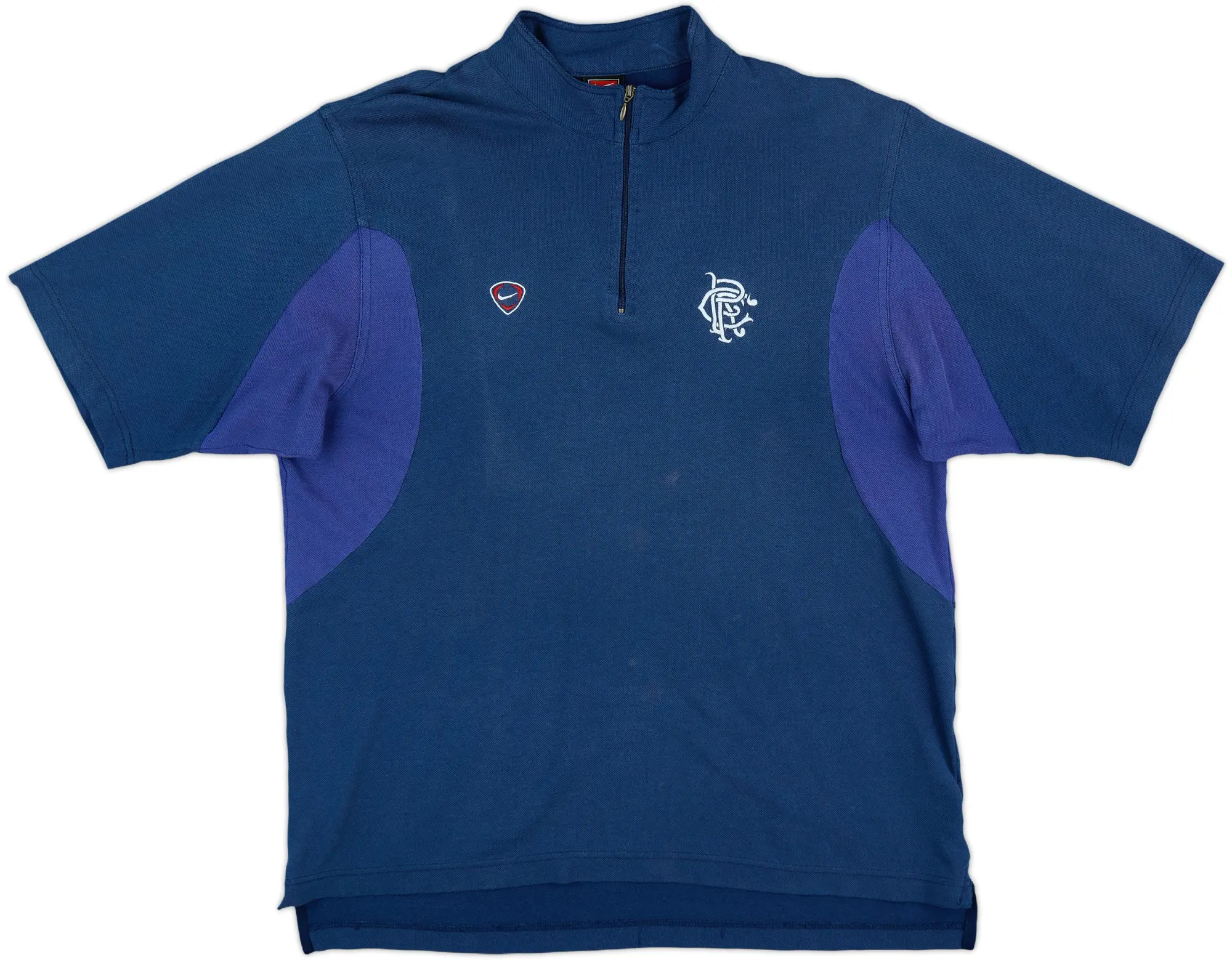 2000-01 Rangers Nike Polo Shirt - 7/10 - (M)