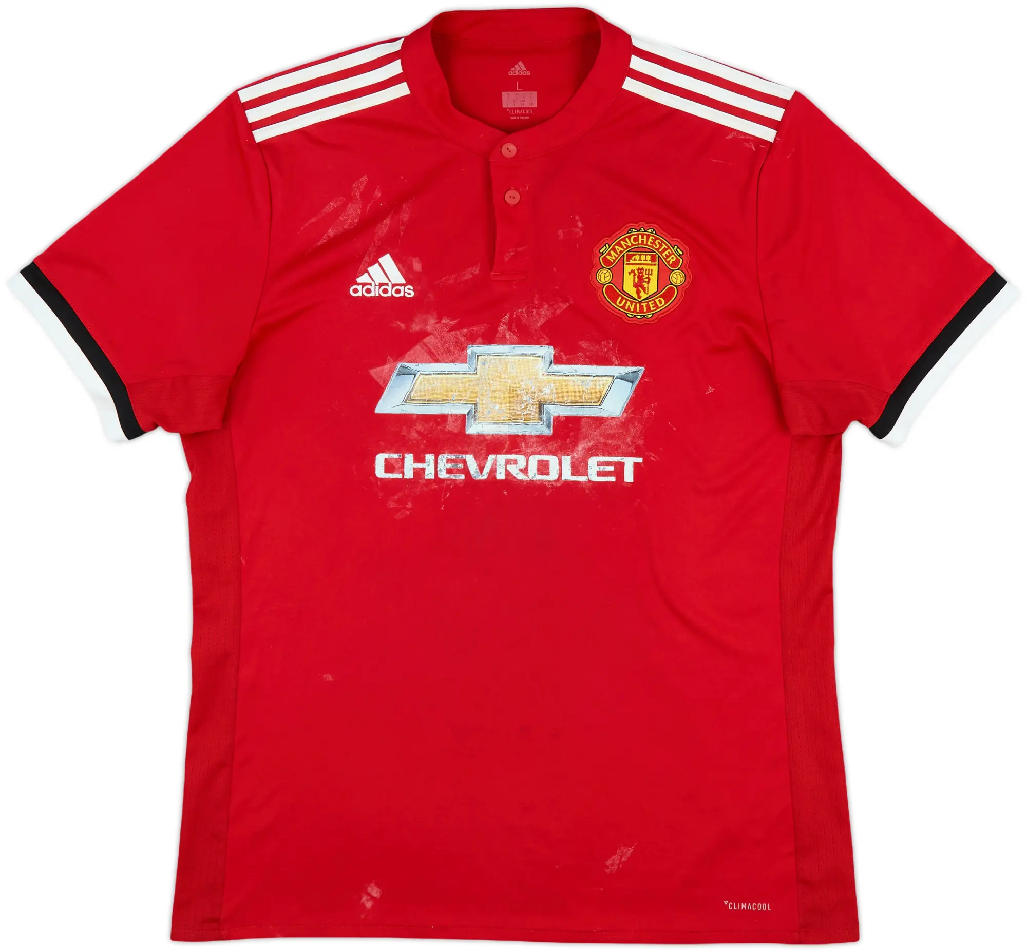 2017-18 Manchester United Home Shirt - 4/10 - (L)