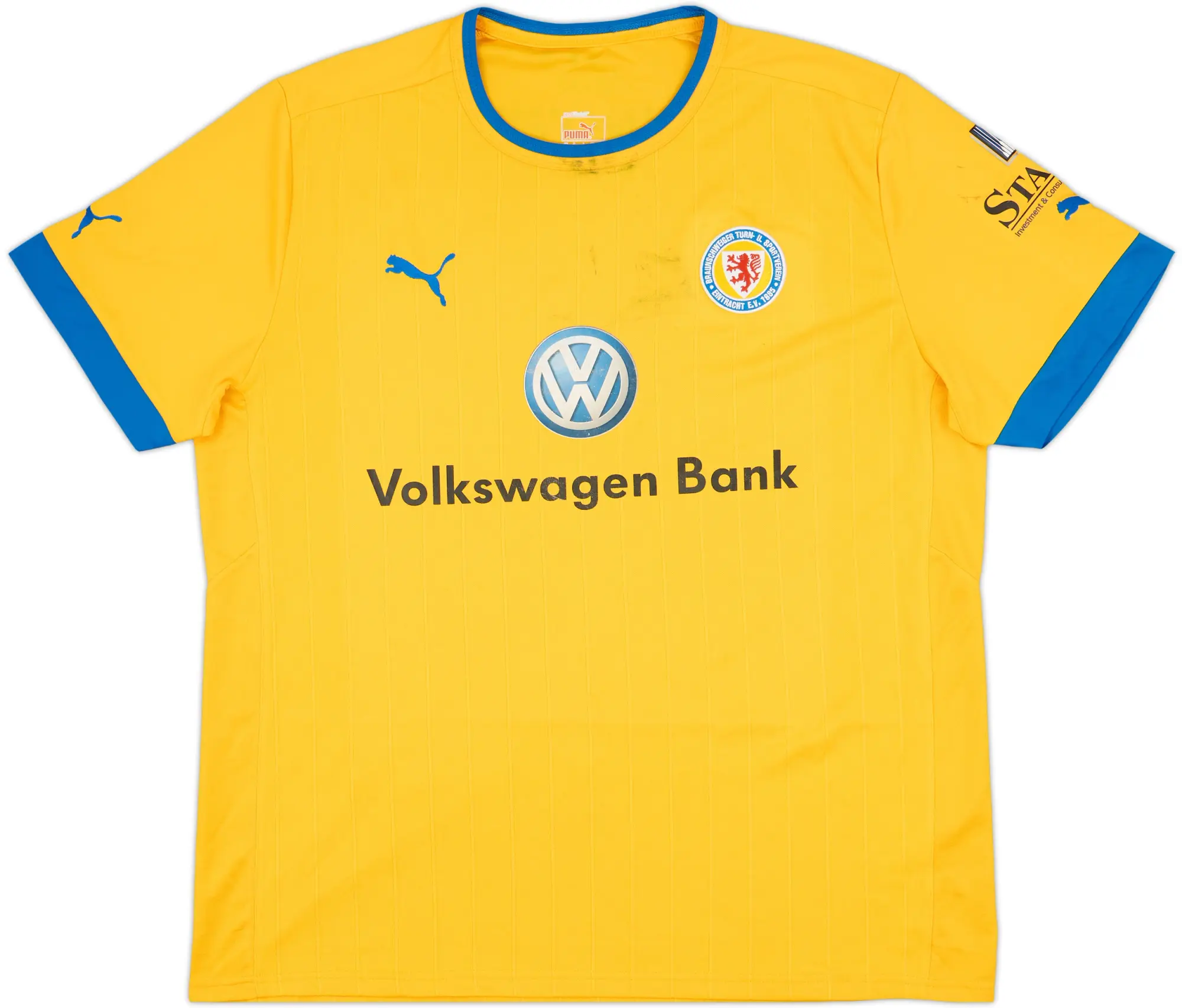 2012-13 Eintracht Braunschweig Home Shirt Thomas 1304 - 3/10 - (XXL)