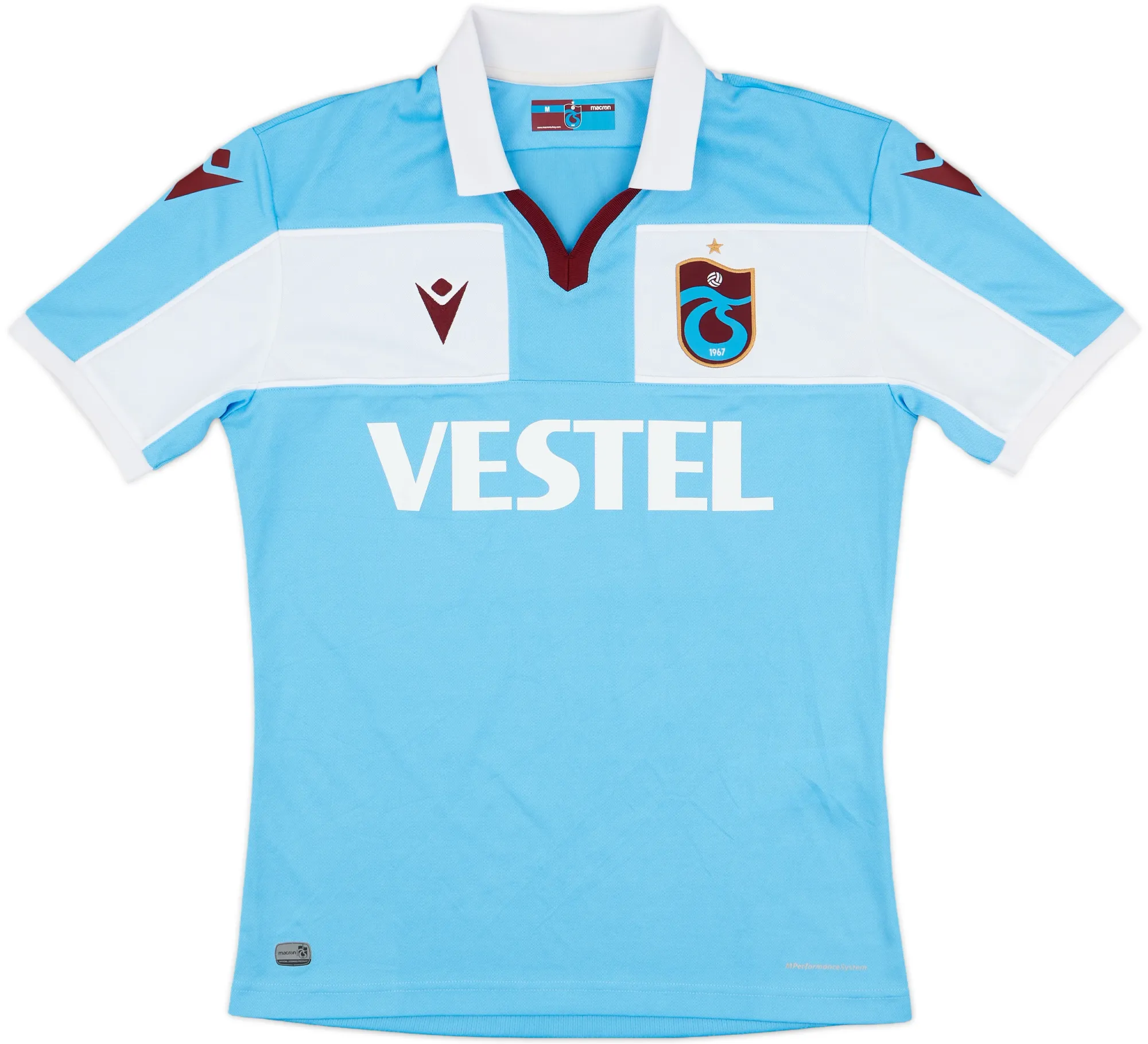 Macron Trabzonspor Mens SS Away Shirt 2021/22