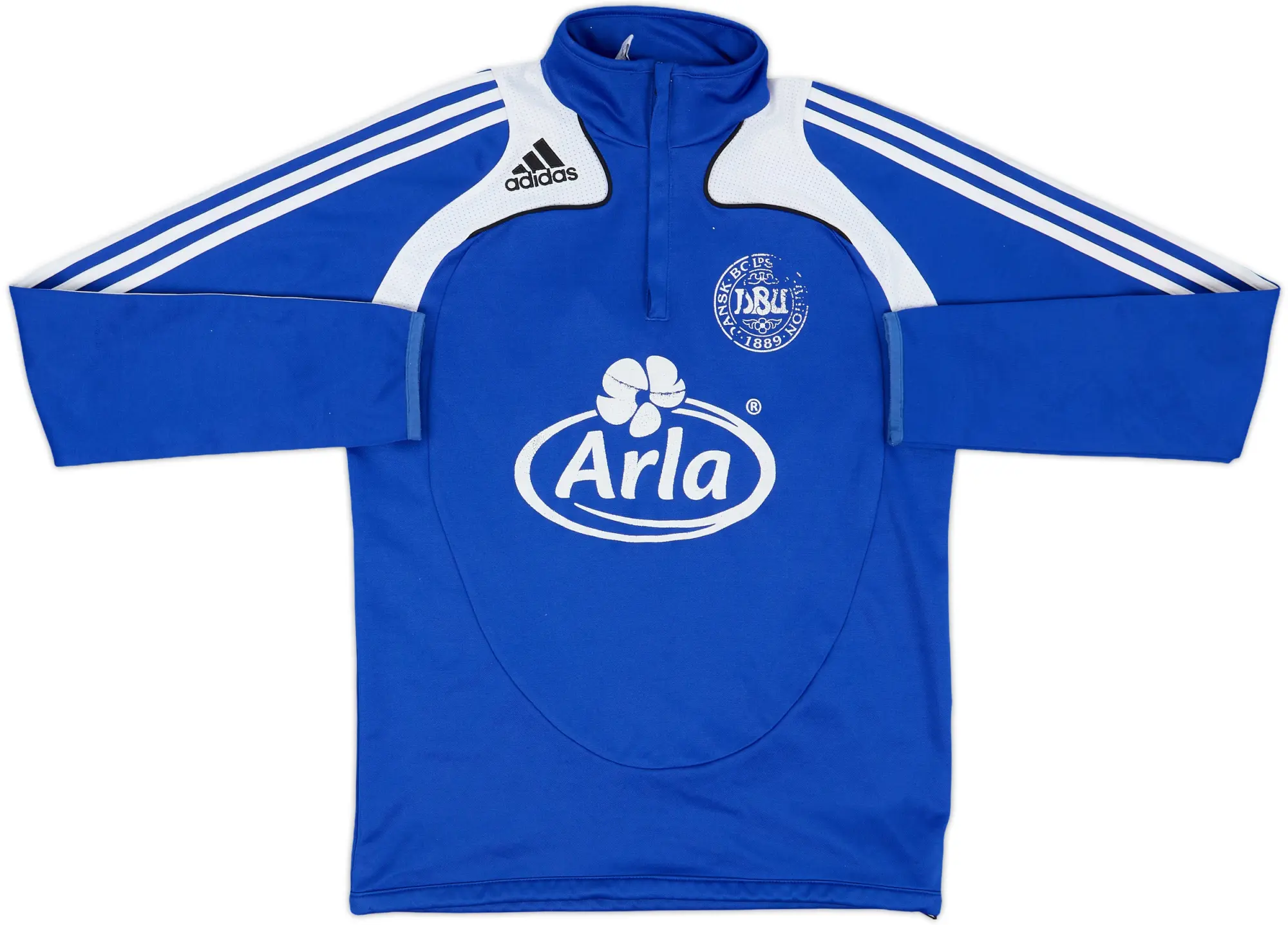 2009-10 Denmark adidas 1/4 Zip Training Top - 4/10 - (S)