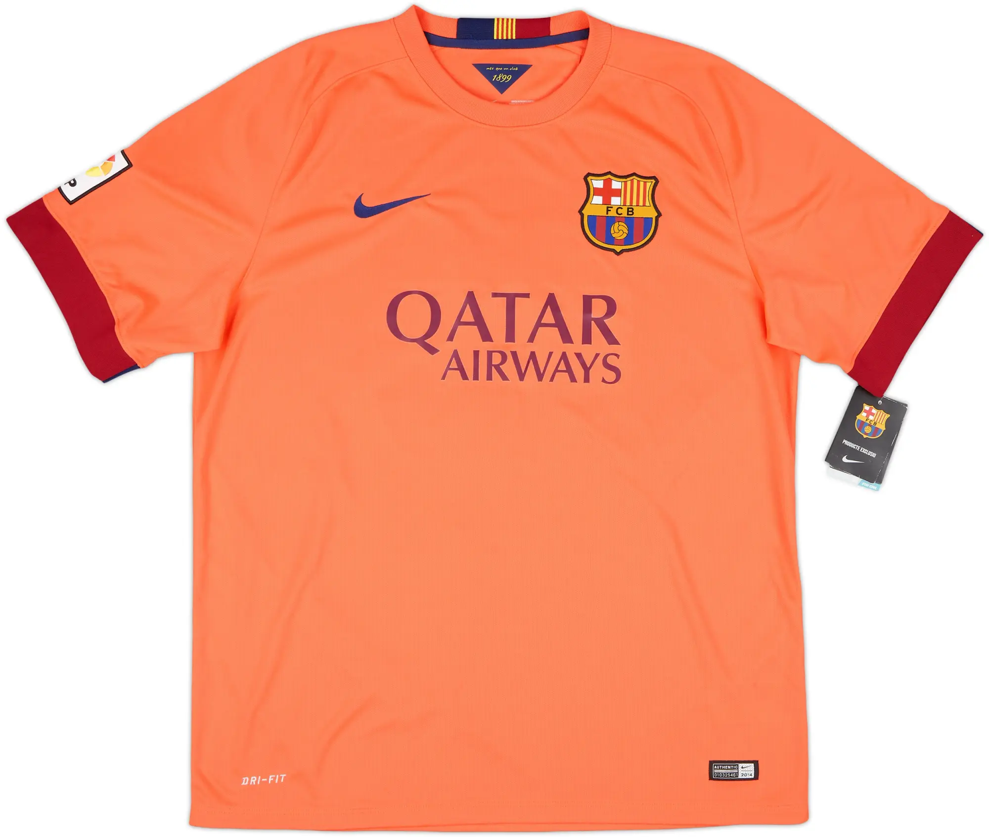 Nike Barcelona Mens SS Away Shirt 2014/15