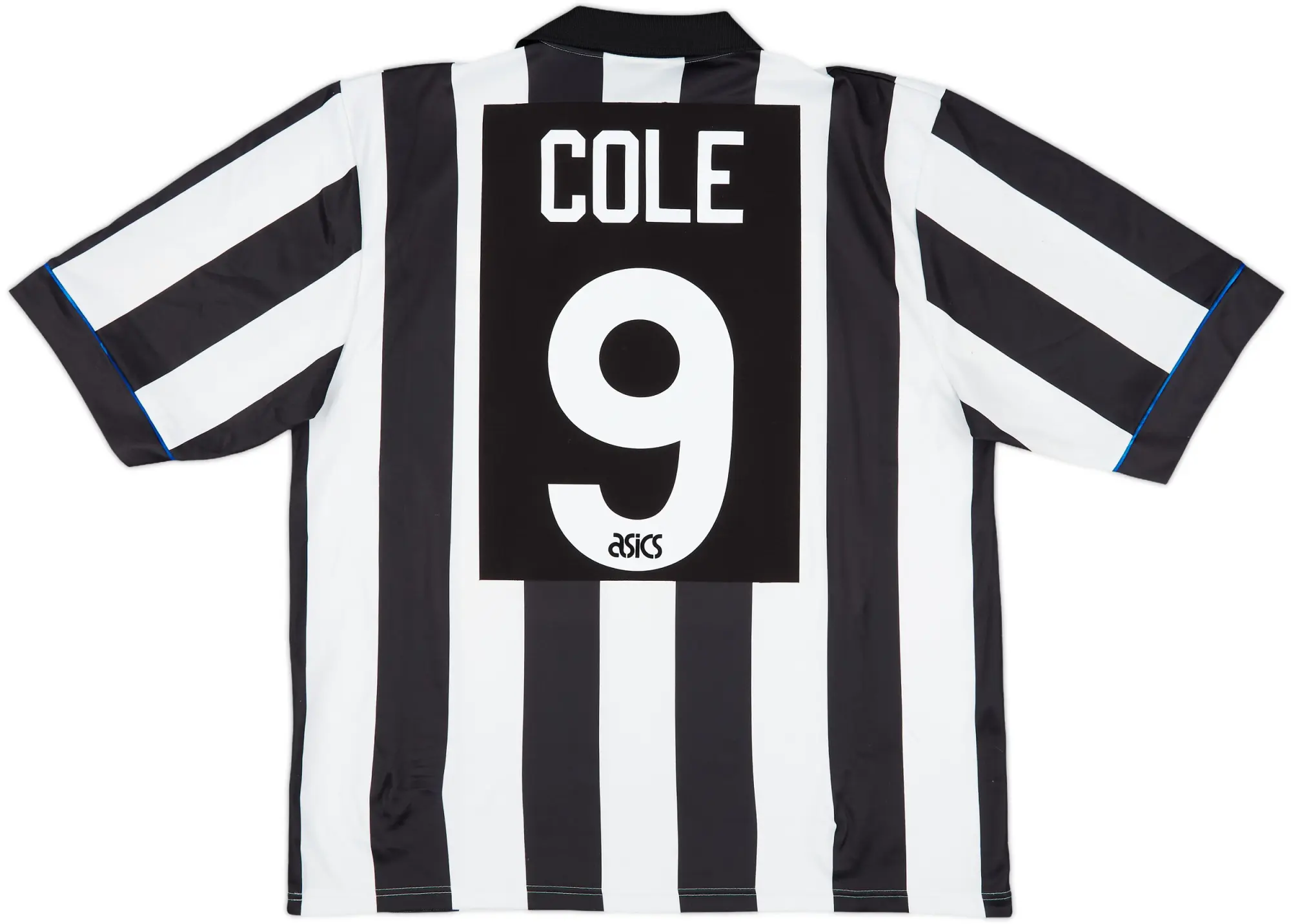 1993-95 Newcastle Home Shirt Cole #9 - 8/10 - (L/XL)