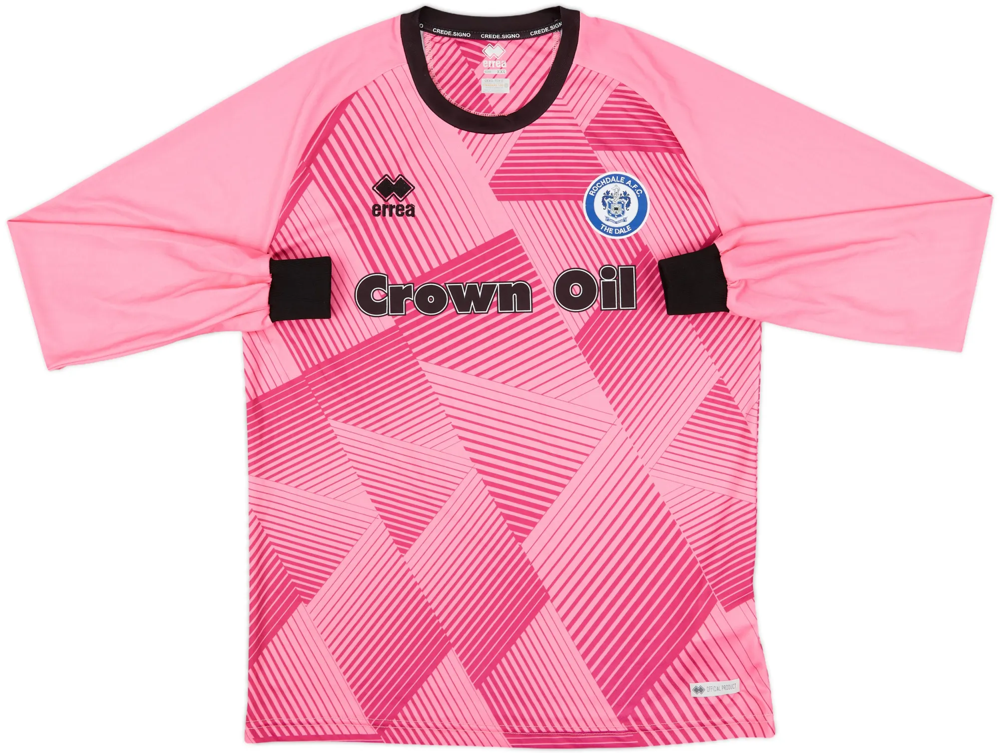 Errea Rochdale Mens LS Goalkeeper Home Shirt 2020/21
