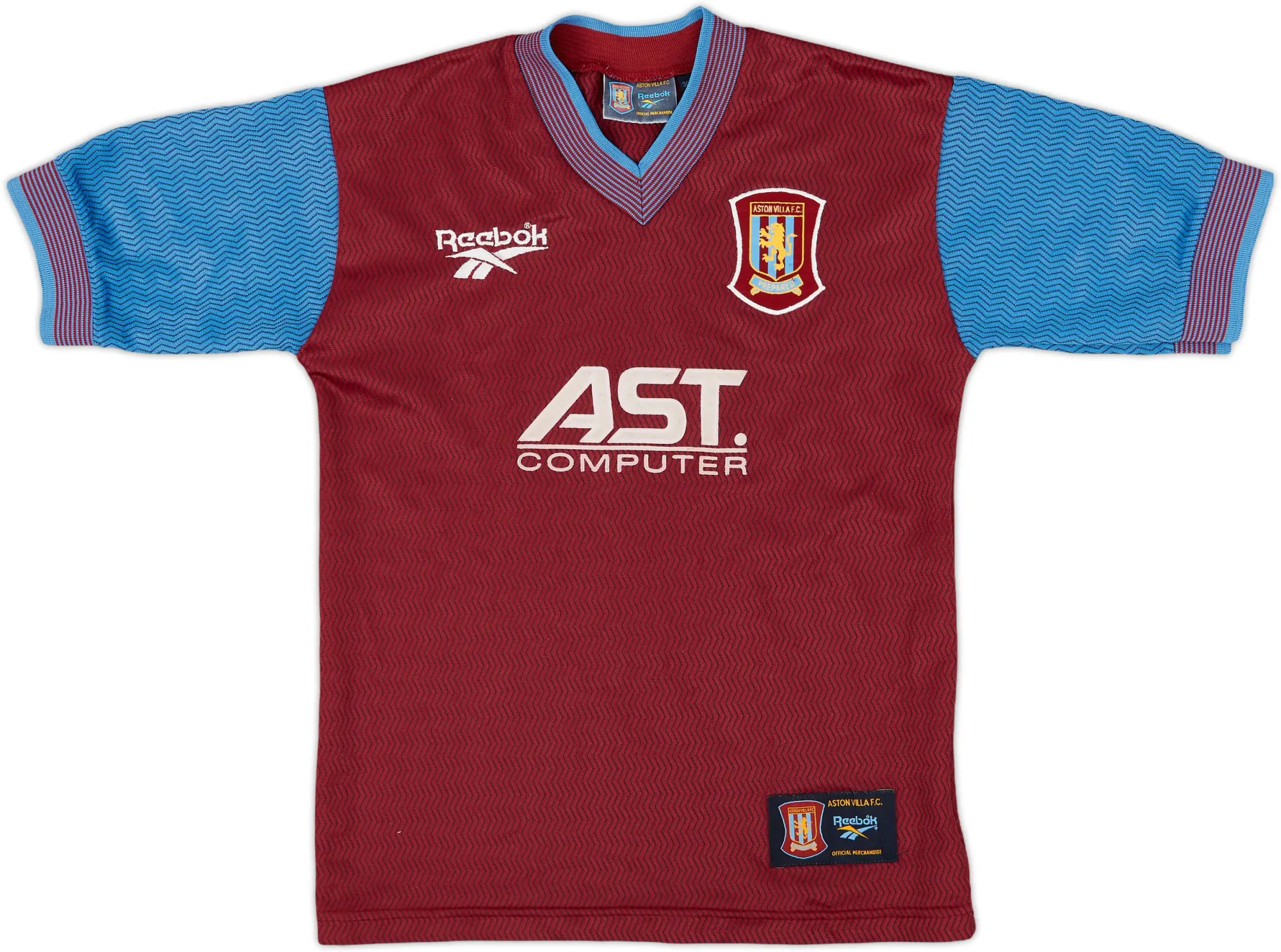 1997-98 Aston Villa Home Shirt - 8/10 - (L.Boys)