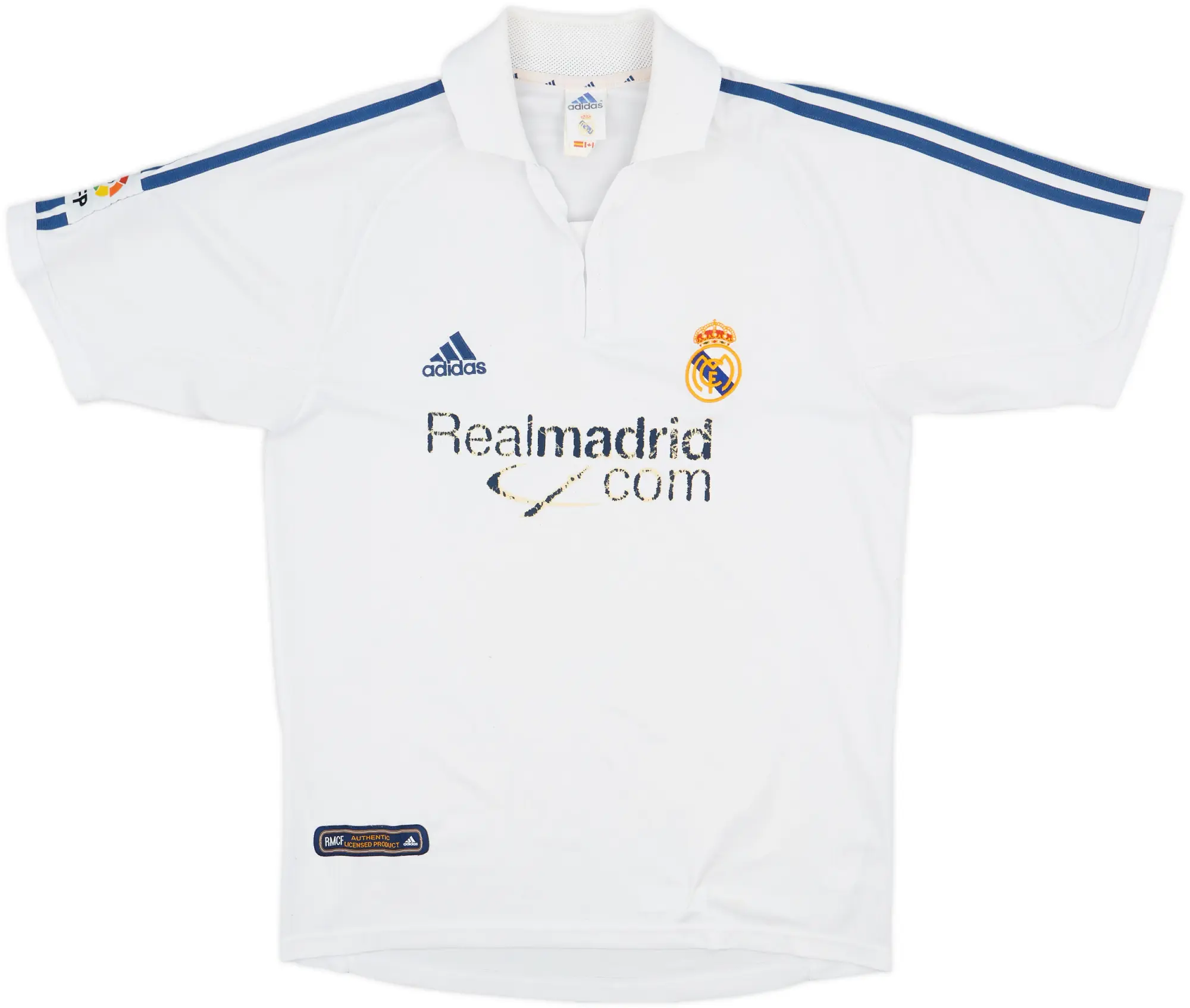 2001 Real Madrid Home Shirt - 4/10 - (S)