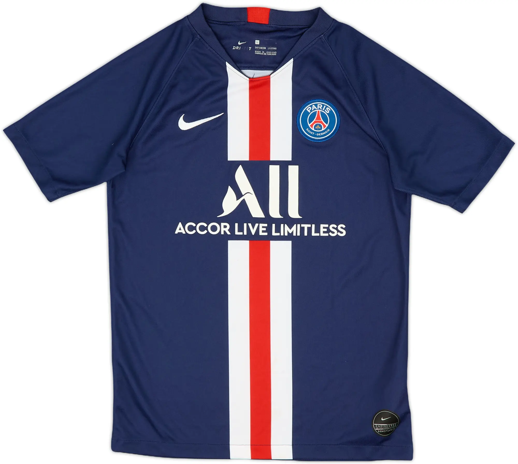 2019-20 Paris Saint-Germain Home Shirt - 6/10 - (L.Boys)