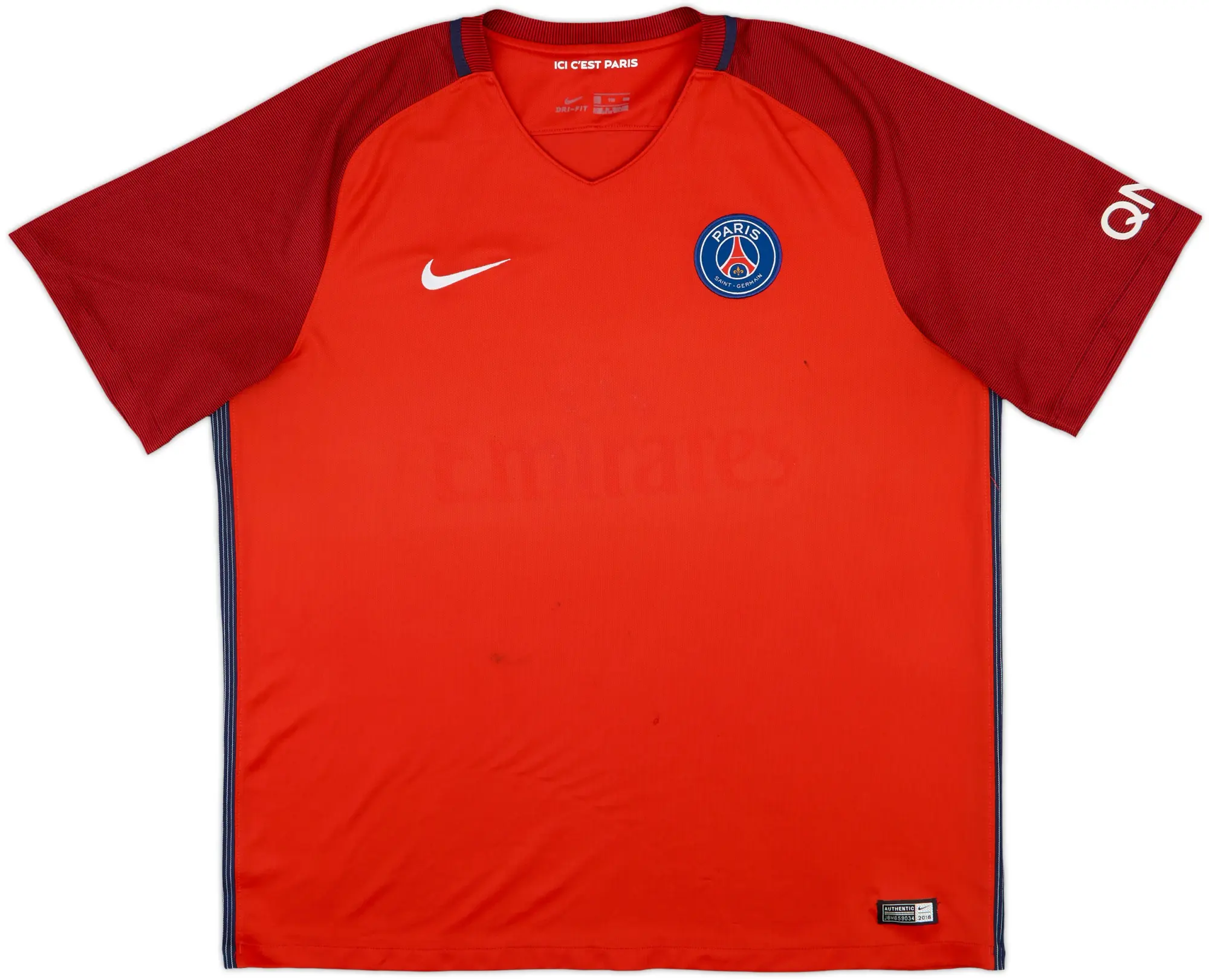 2016-17 Paris Saint-Germain Away Shirt - 4/10 - (XL)