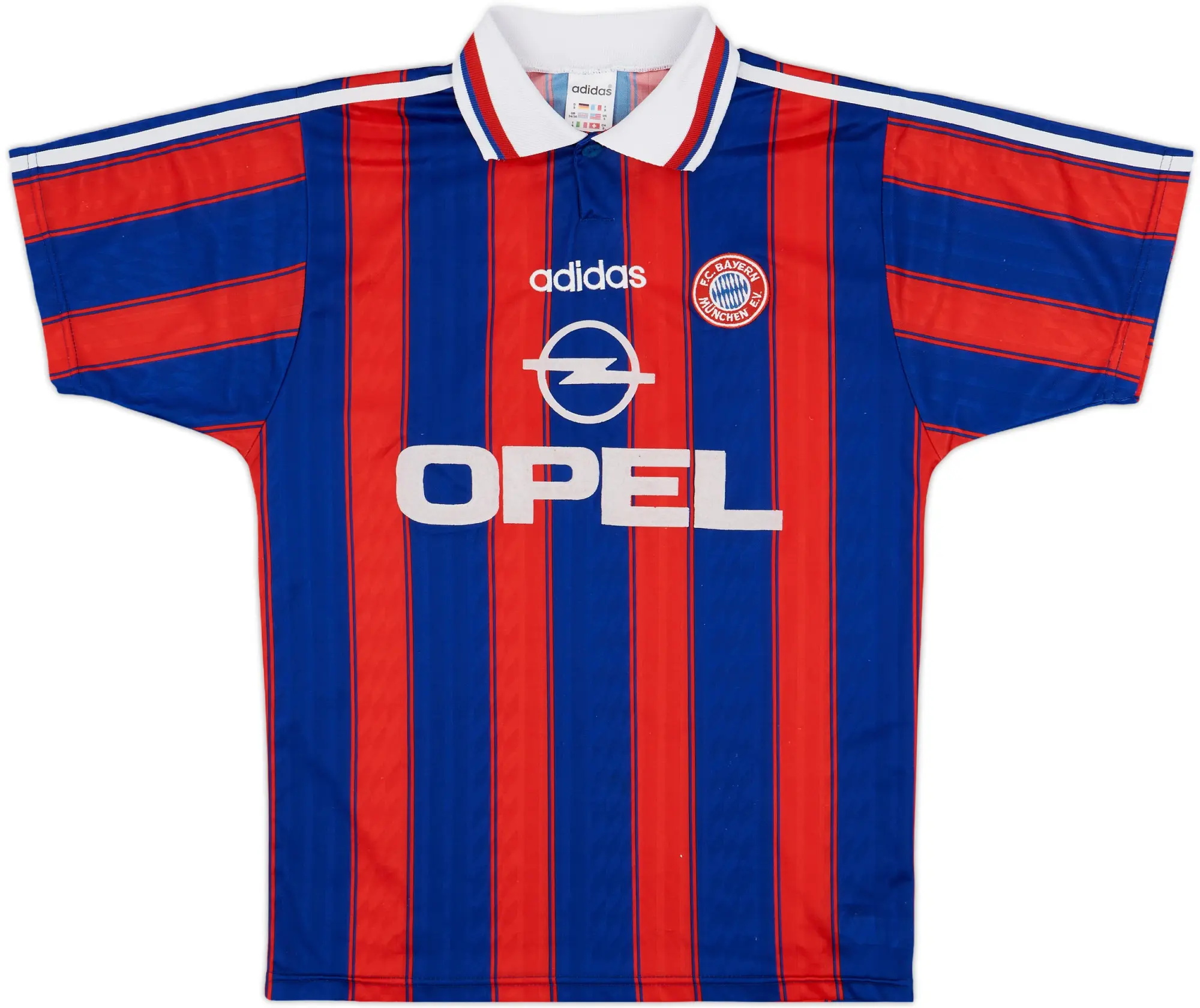 1995-97 Bayern Munich 'Squad Signed' Home Shirt - 7/10 - (S)