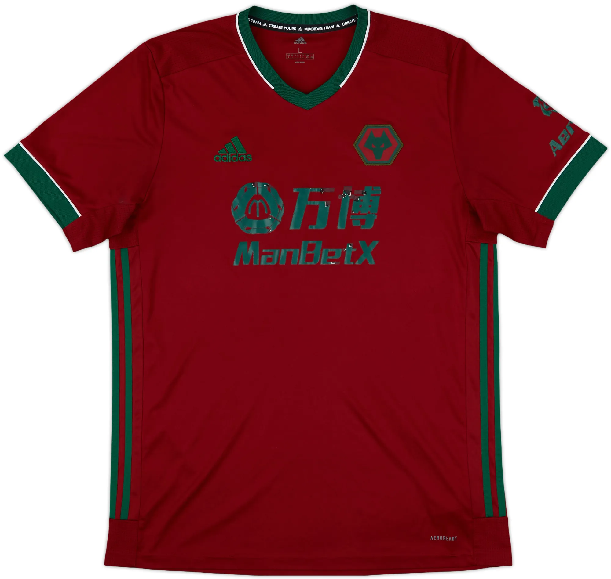 adidas Wolverhampton Wanderers Mens SS Third Shirt 2020/21