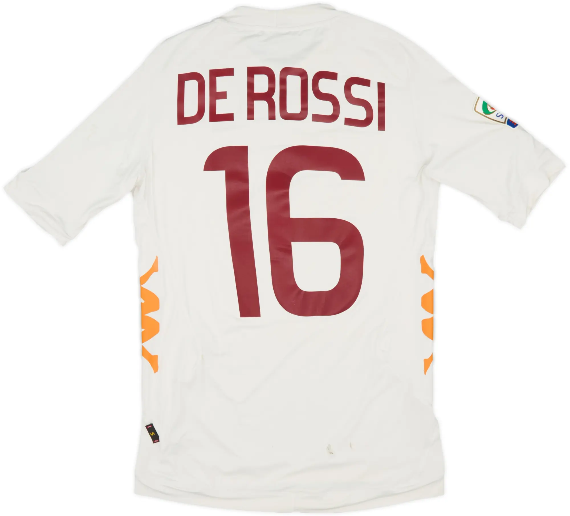 2011-12 Roma Away Shirt De Rossi #16 - 5/10 - (S)
