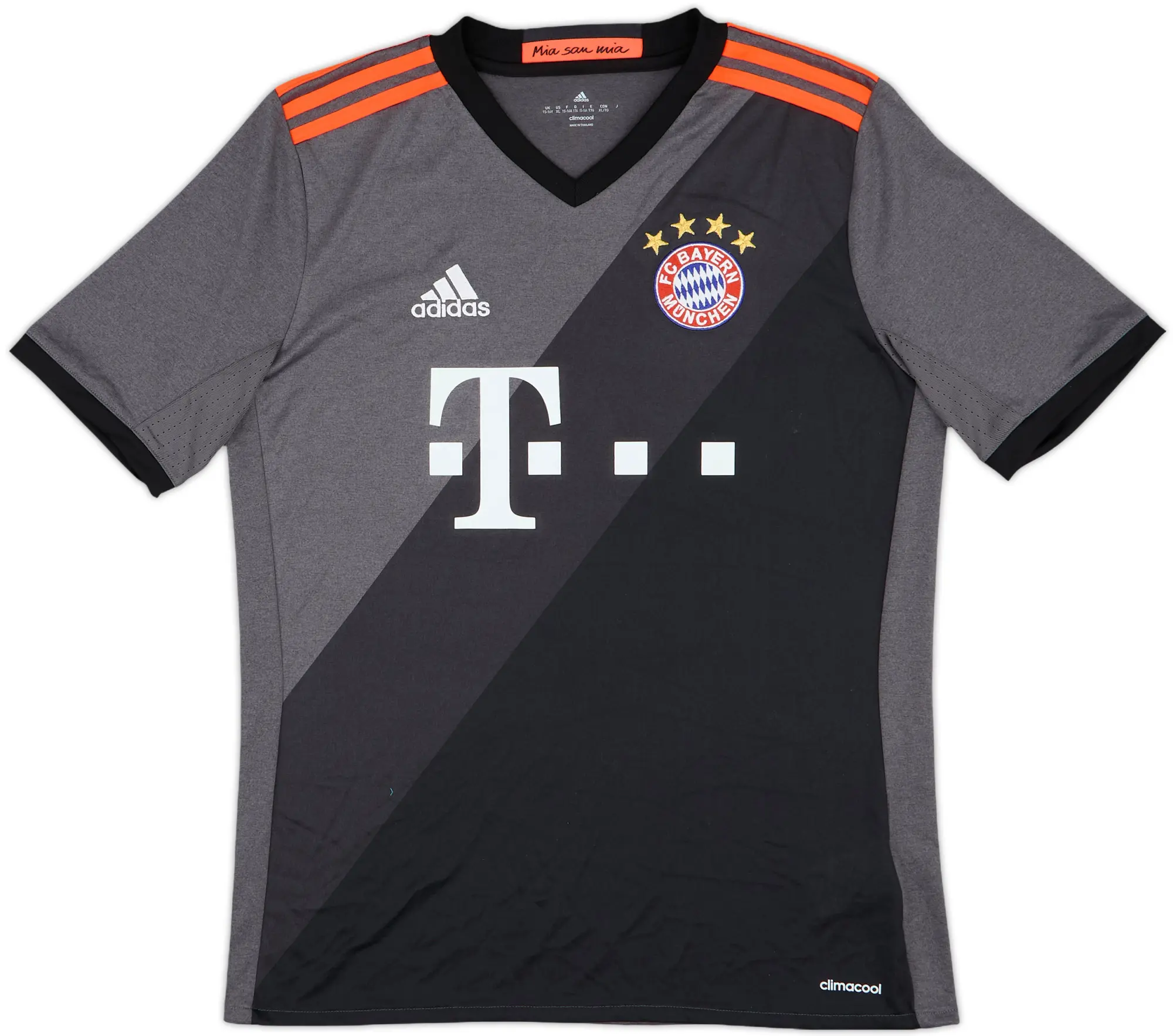adidas Bayern Munich Boys SS Away Shirt 2016/17