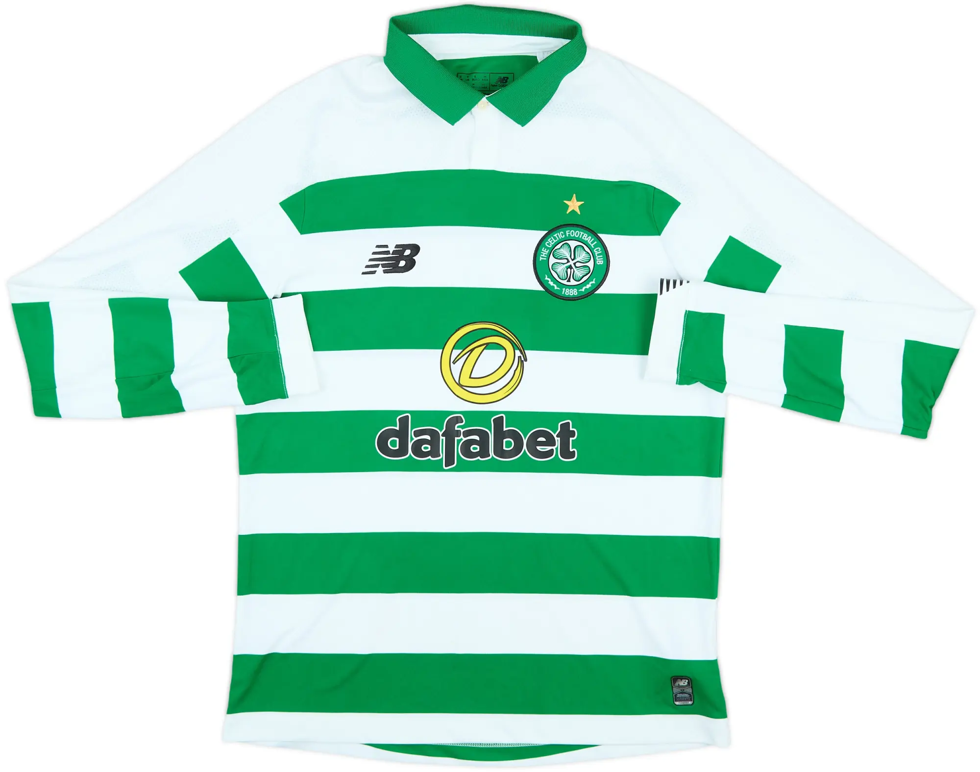 NewBalance Celtic Mens LS Home Shirt 2019/20