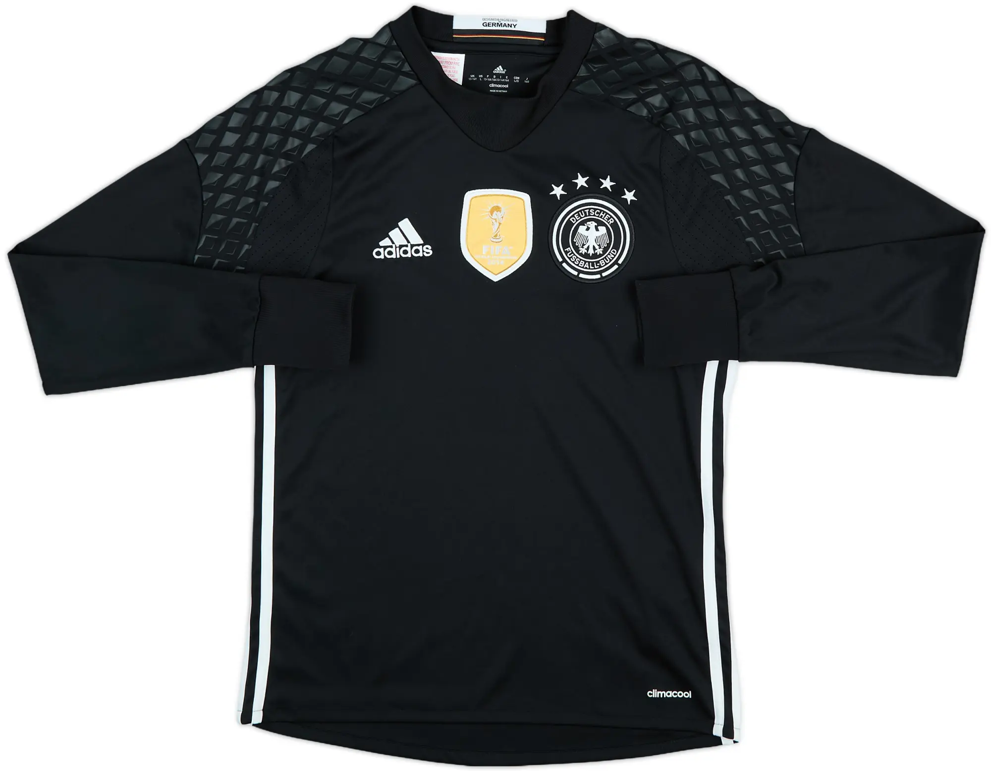adidas Germany Boys LS Goalkeeper Home Shirt 2015