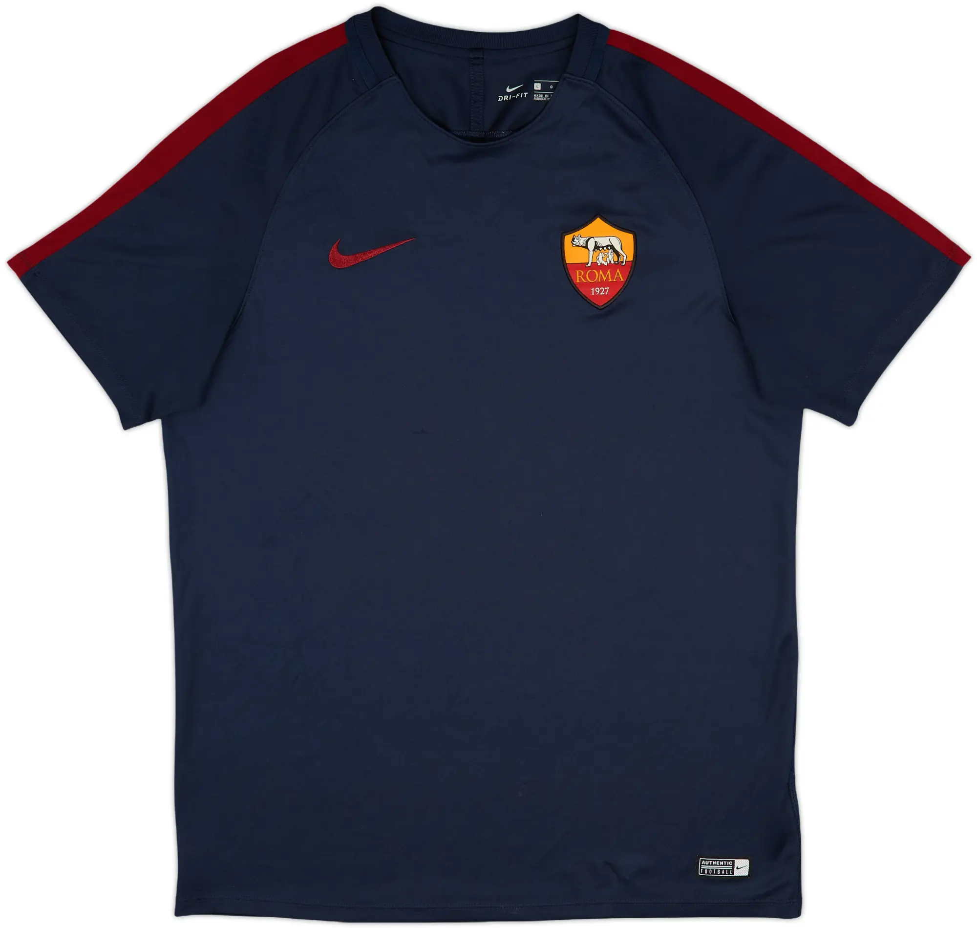 2016-17 Roma Nike Training Shirt - 9/10 - (L)