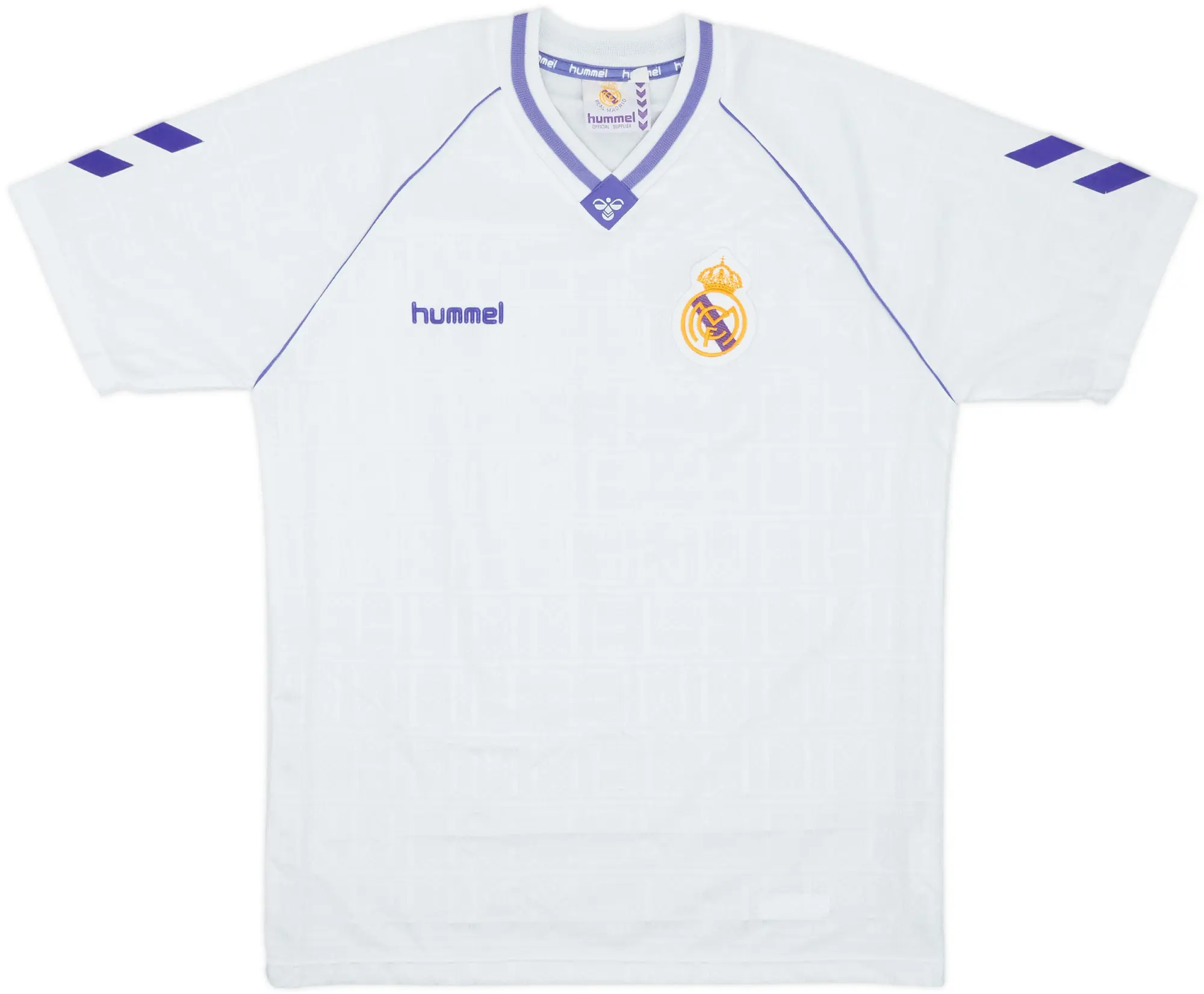 1990-91 Real Madrid Home Shirt - 10/10 - (L)