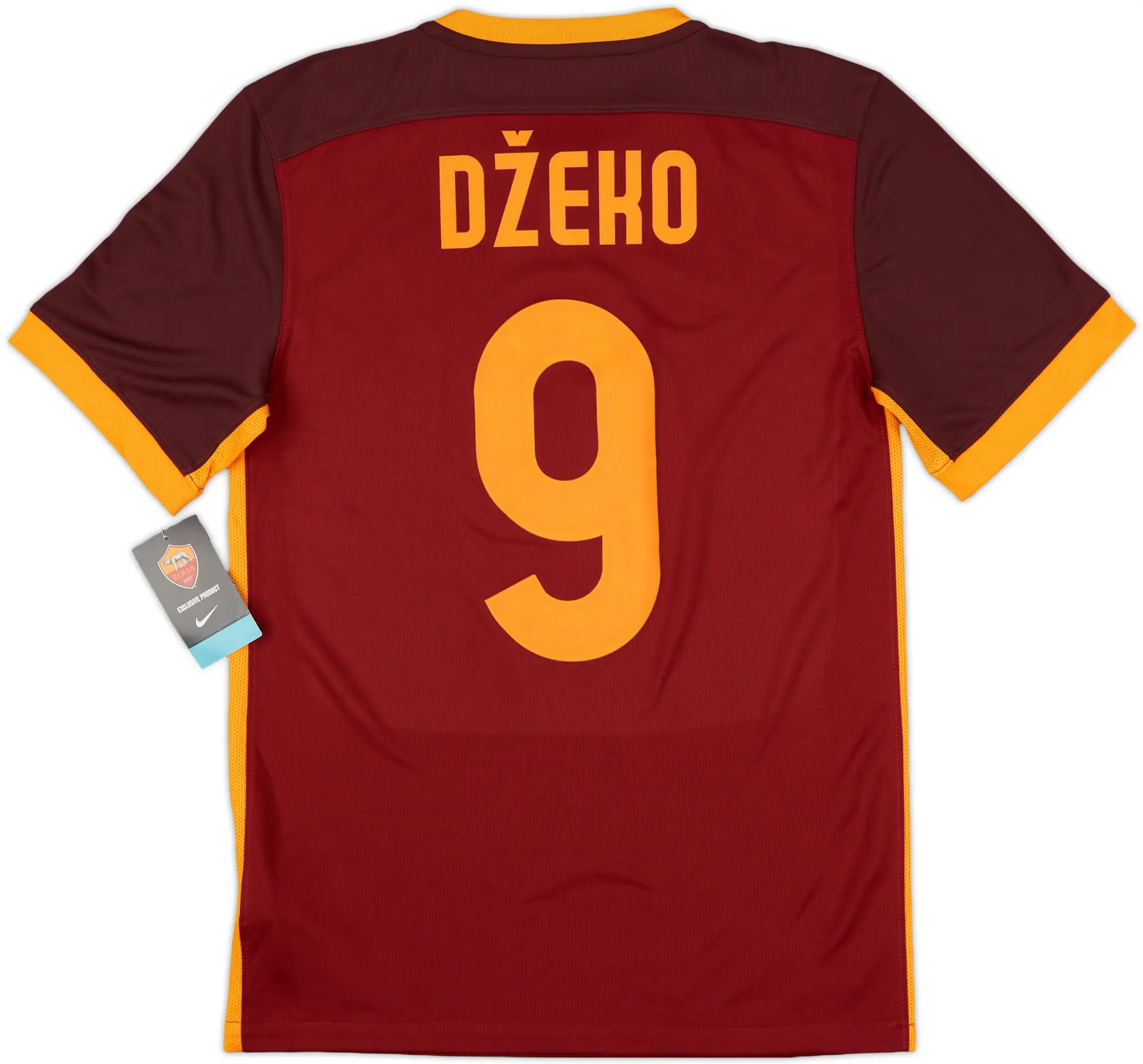 2015-16 Roma Home Shirt Dzeko #9 (S)