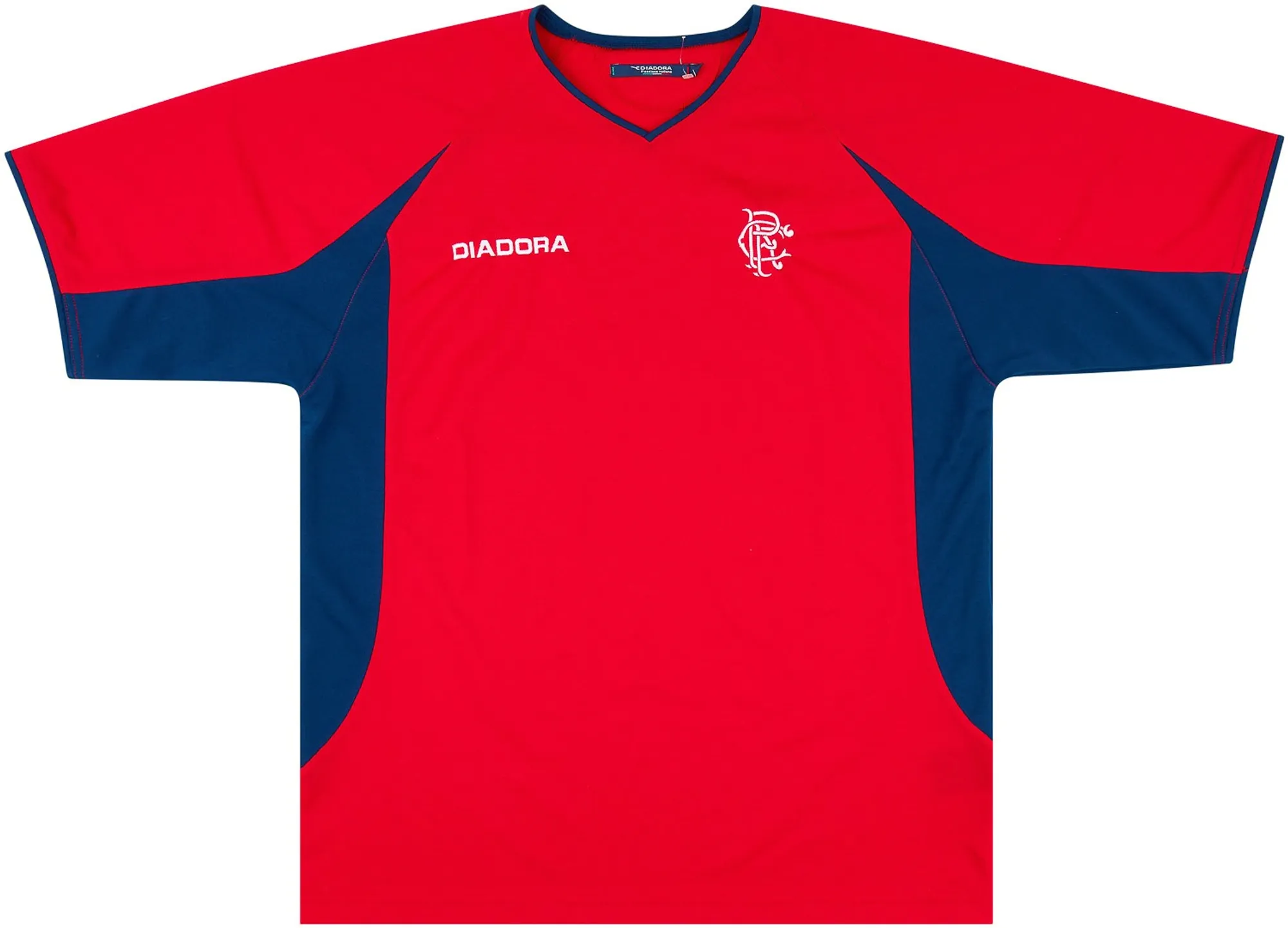 Diadora Rangers Mens SS Home Shirt 2003/04