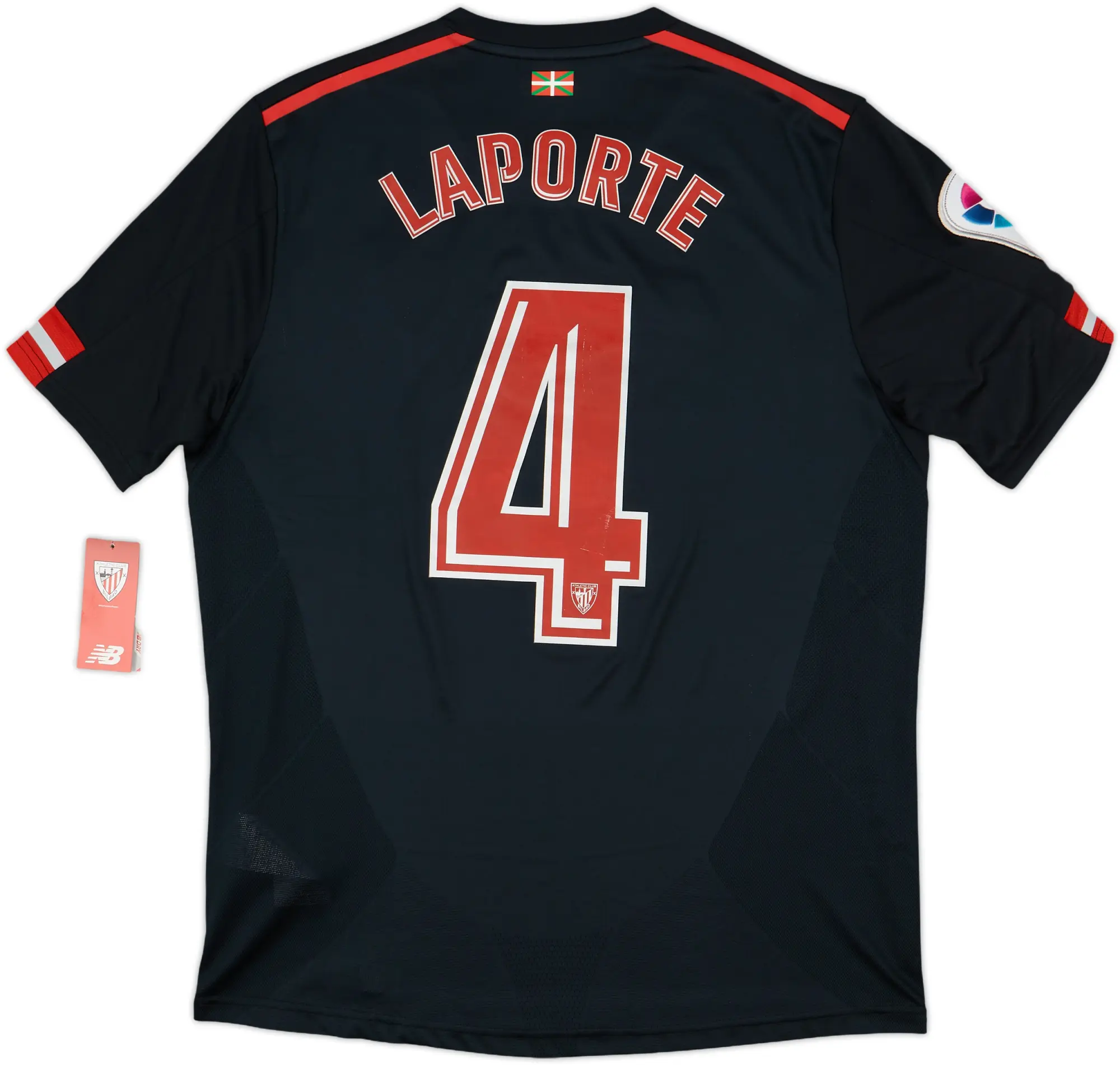 2017-18 Athletic Bilbao Away Shirt Laporte #4 (M)