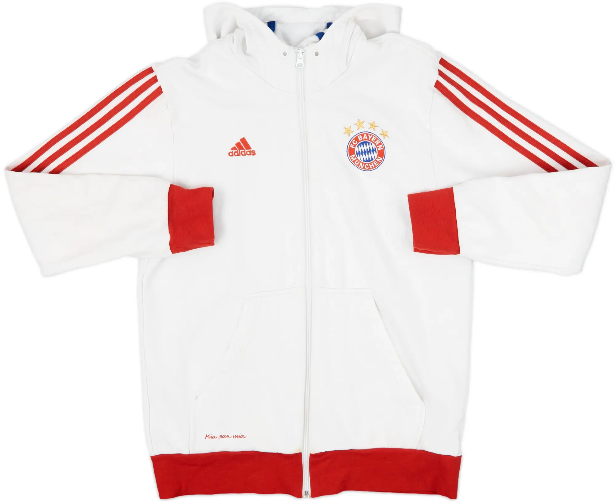 2014-15 Bayern Munich adidas Hooded Sweat Top - 5/10 - (M)